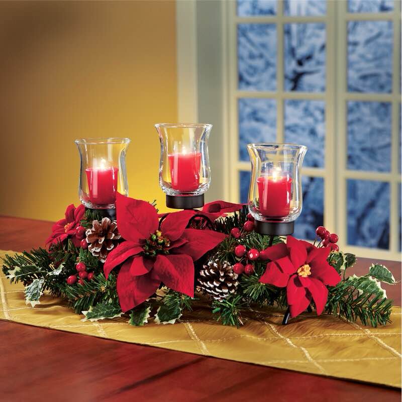 9.5" Tabletop Candelabra with Candle Included