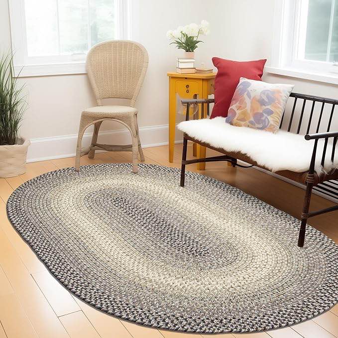(SIMILAR ITEM) Navarrette Braided Area Rug