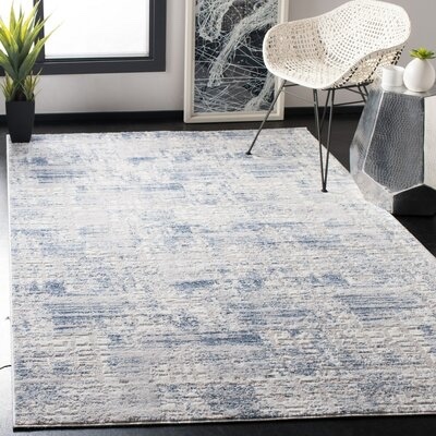Grattan Abstract Blue Area Rug