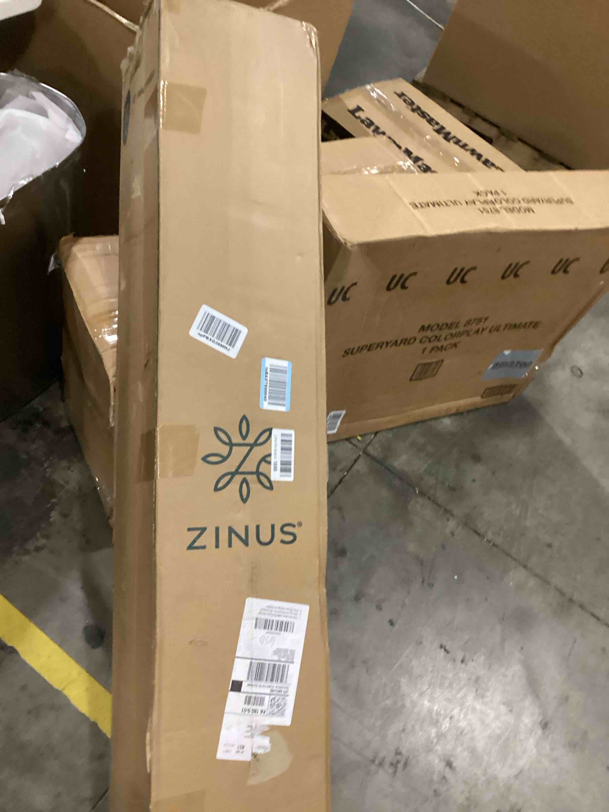 Zinus 8 Inch Green Tea Memory Foam Mattress [New Version], Fiberglass