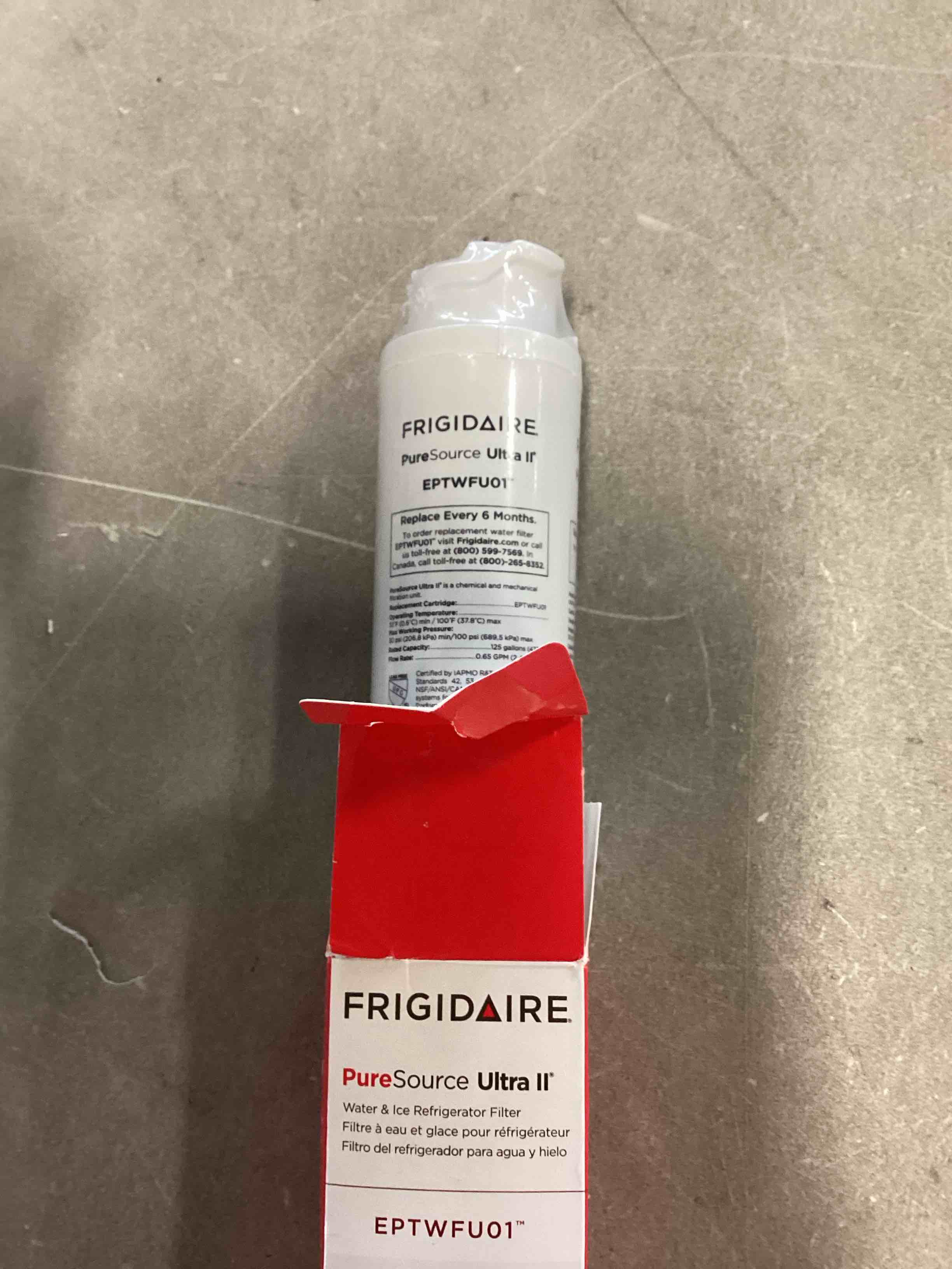 Frigidaire EPTWFU01 Water Filtration Filter, 1 Count, White