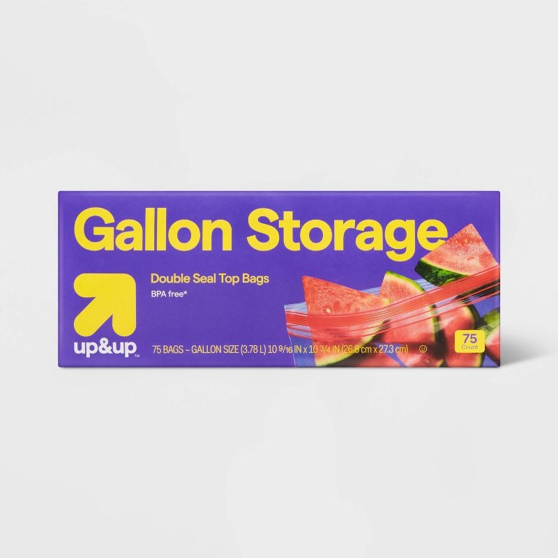 Gallon Storage Bags - 75ct - up & up™