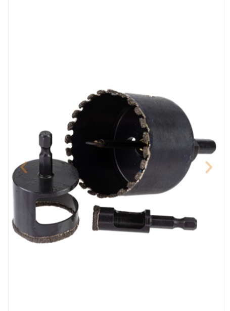 DIAMOND EDGE HOLE SAW SCIE A CLOCHE A BORD DIAMANTE