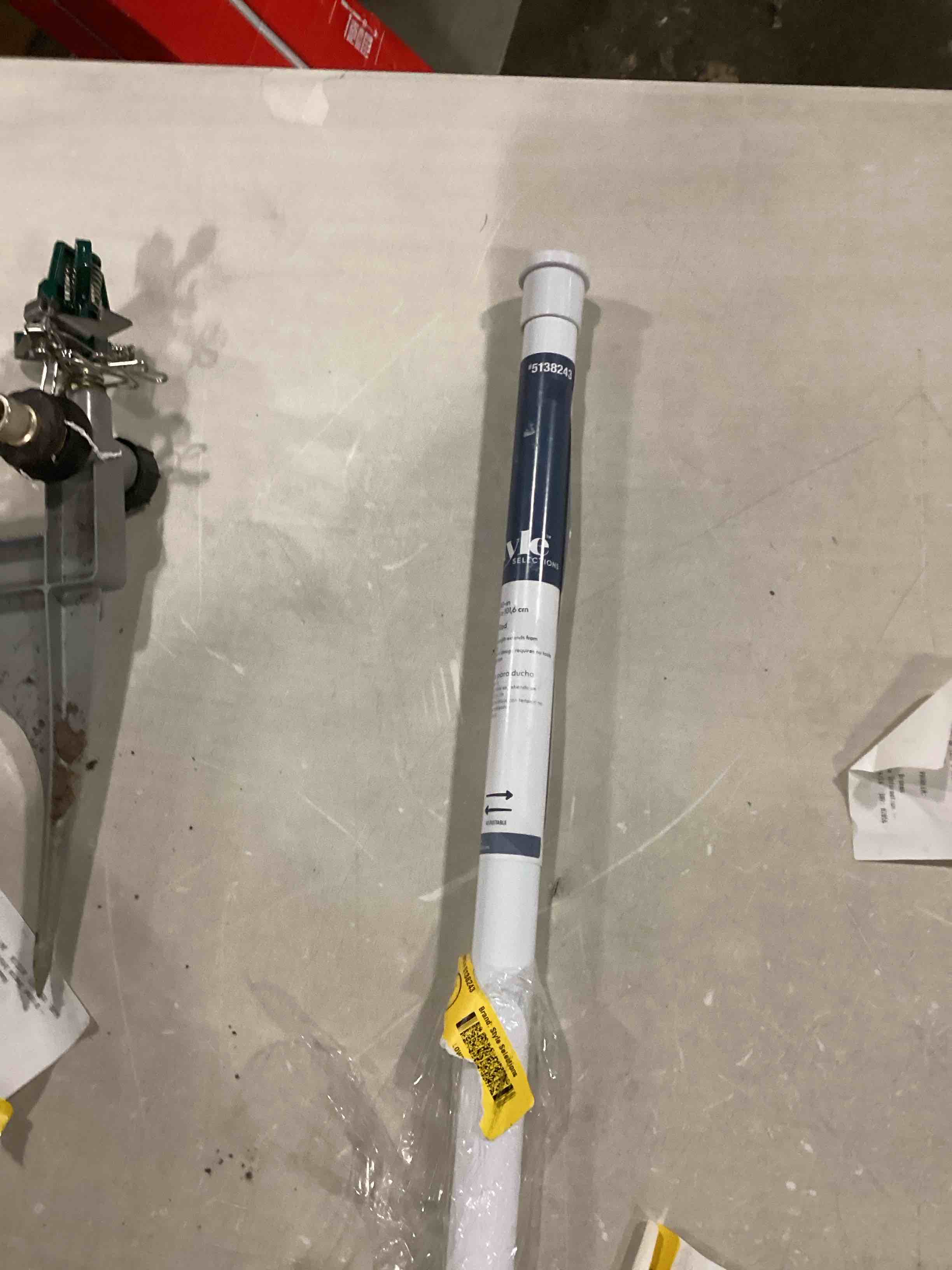 commodity white shower rod 5138243