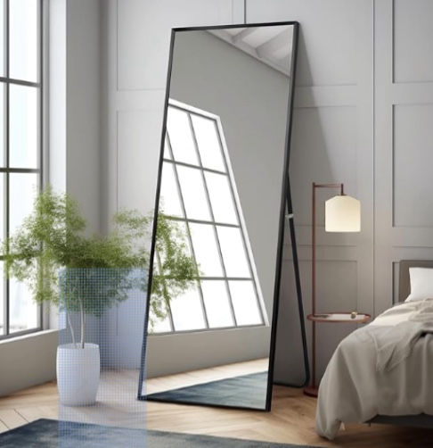 Neutypechic full length mirror  black 