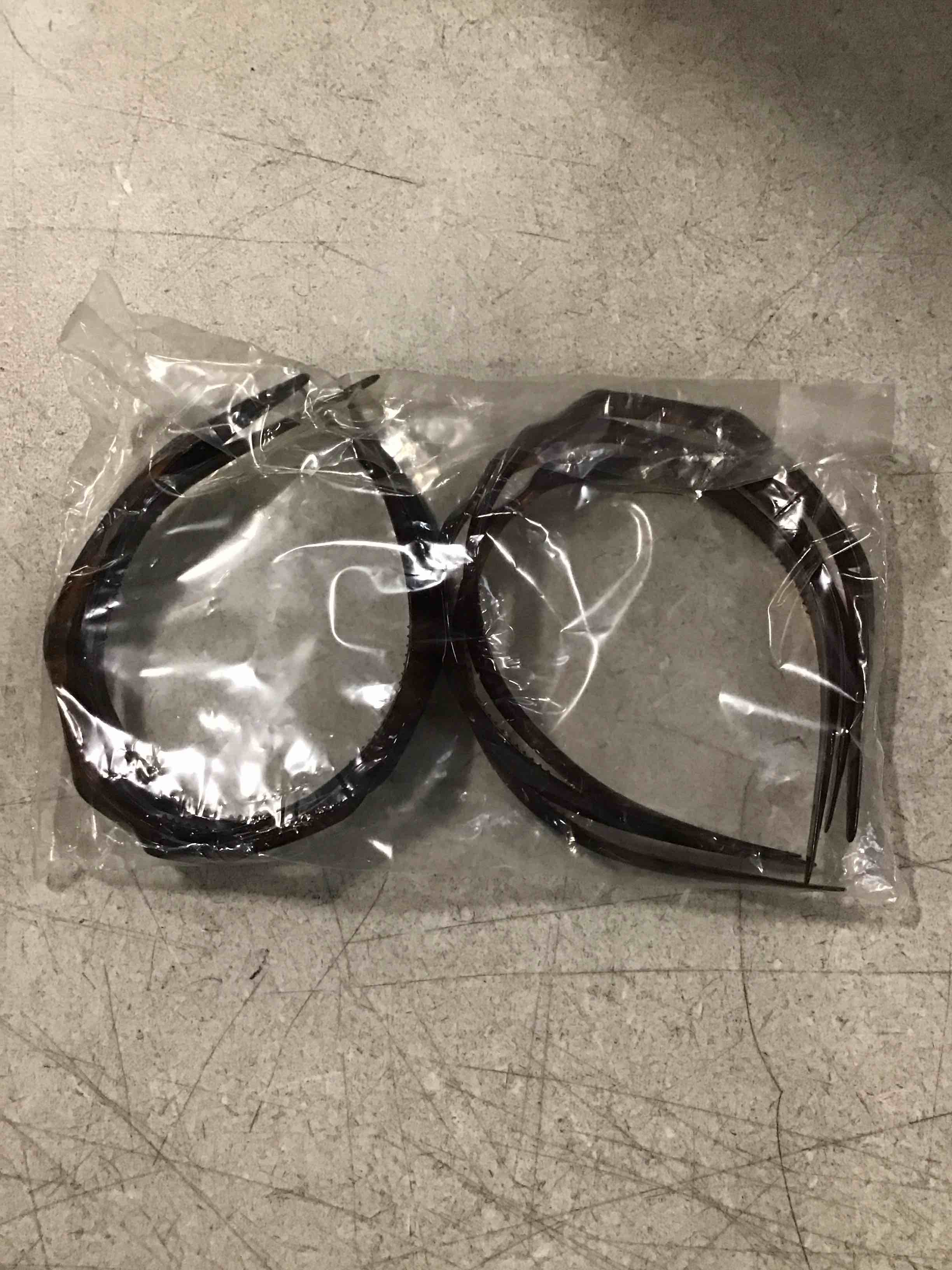 Plastic Headbands Non- slip Flexible No pressure Thin Teeth Hair Accessories for women Girls (brown)