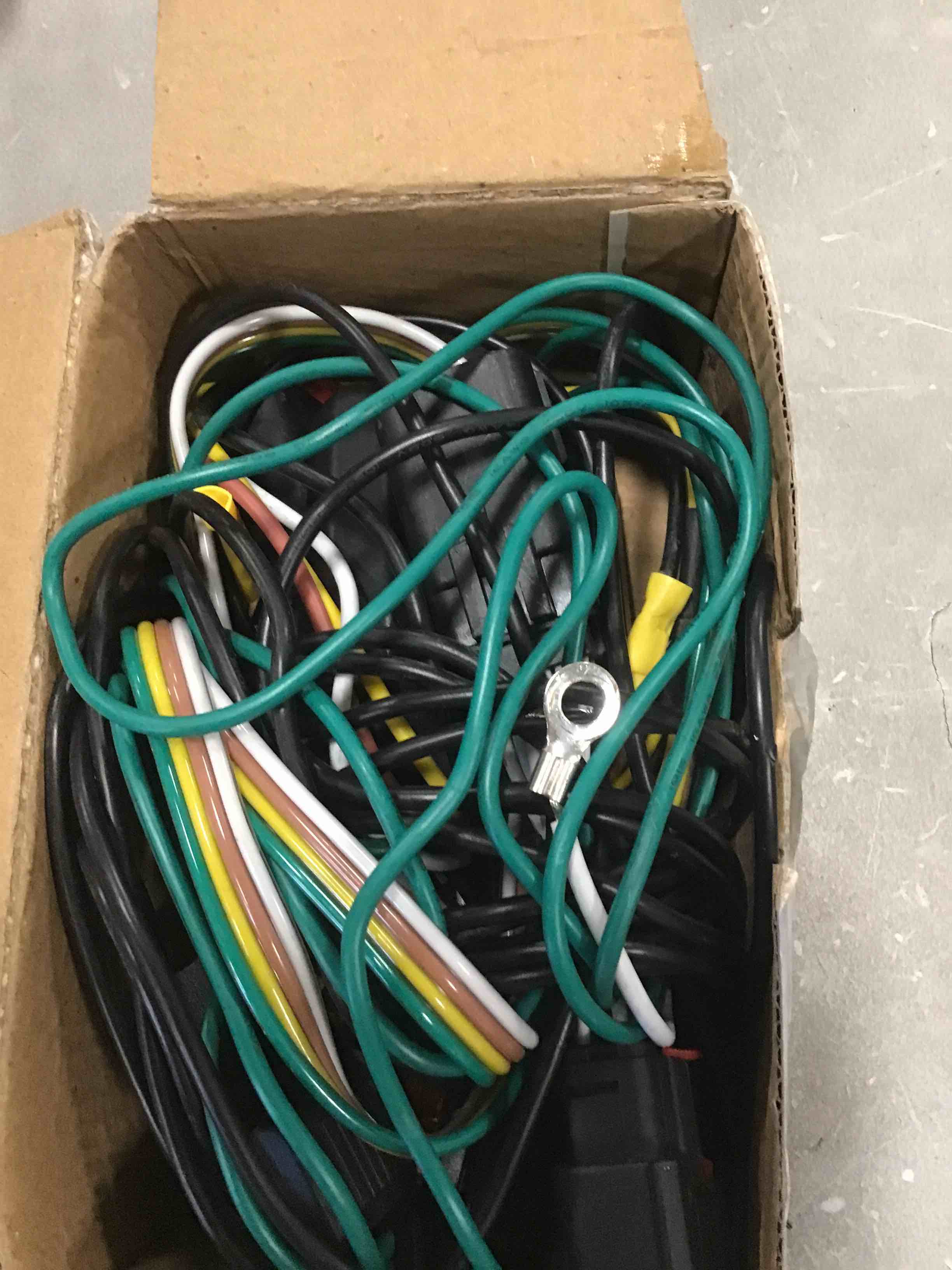 Nilight 4-Way Trailer Wiring Harness Kit 56407 Vehicle Side Custom JL Trailer Towing Wire Harness Compatible with Wrangler JL 2018-2023 and Gladiator 2020-2023, 2 Years Warranty,Black