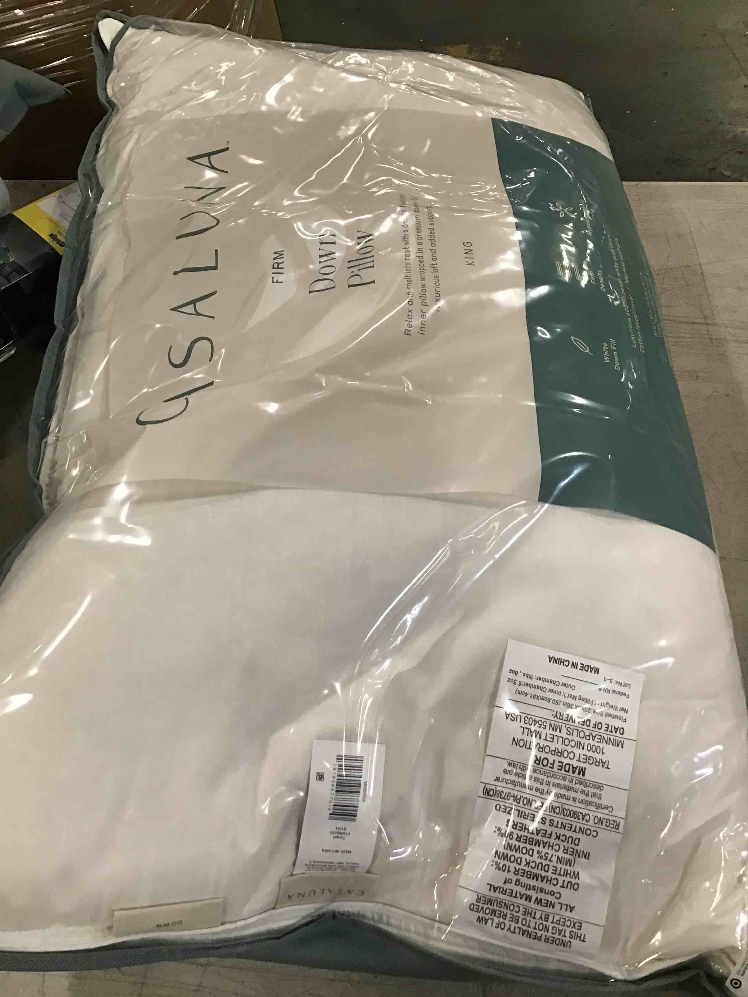 King Firm Down Bed Pillow Casaluna™