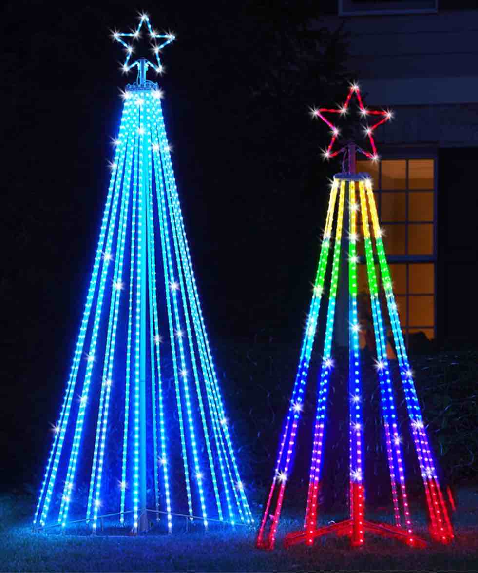 The Choreographed Light Show Tree