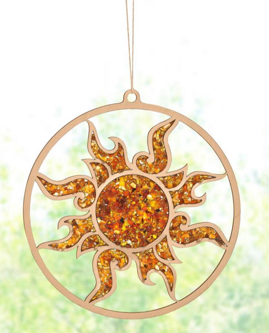 The Handset Baltic Amber Suncatcher