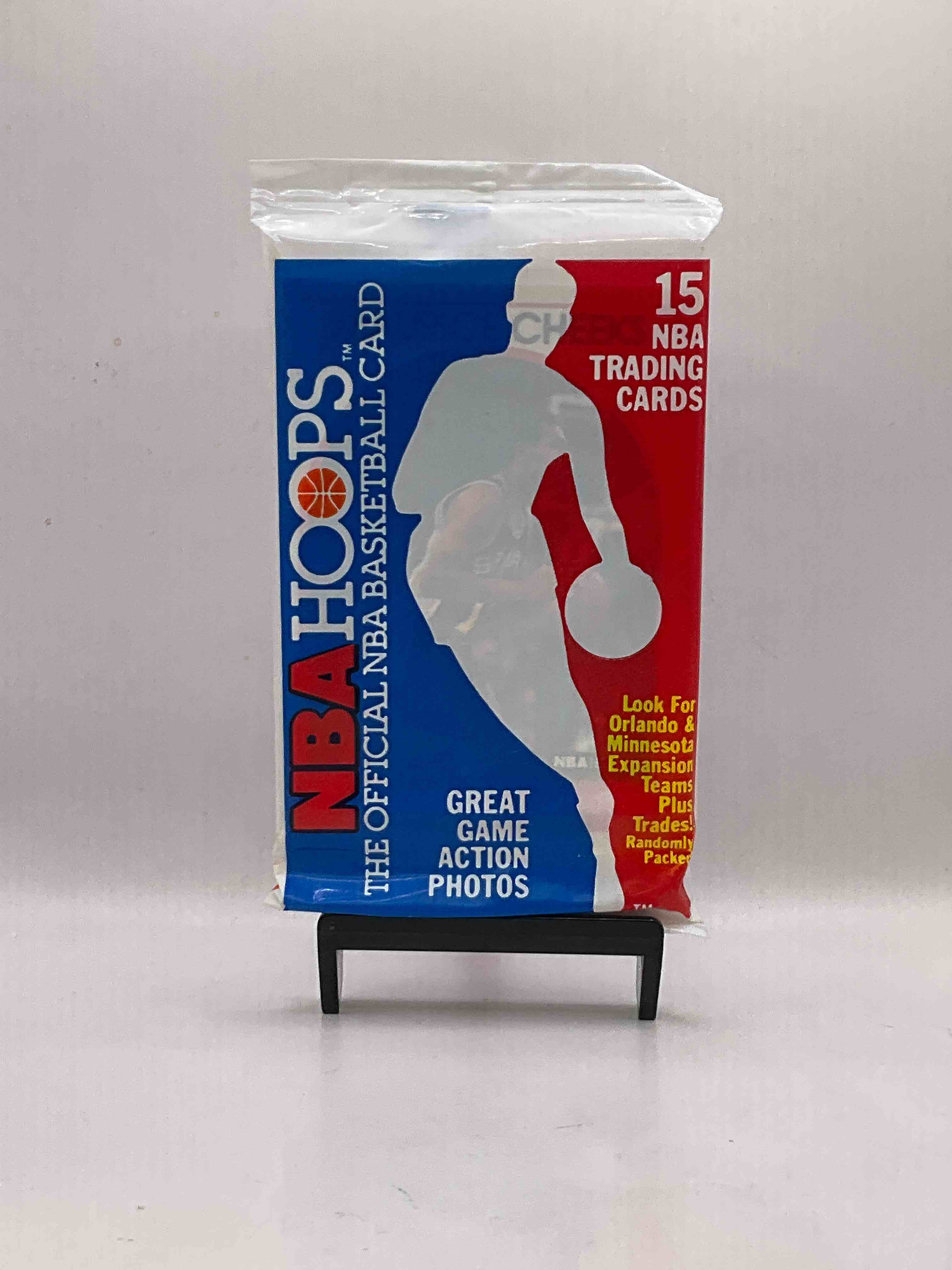 1989 Wow Valuable Michael Jordan? Getting Very Rarel 1989/90 NBA Hoops Sealed Pack, Direct From Original Retail Case! Search For Valuable Michael Jordan #200 (PSA 10 Value Approx $200) & David Robinson's ONLY True Rookie Card #138 (PSA 10 Value $300) This Year Also Has Many Other Iconic Cards From Magic Johnson, Larry Bird & Too Many Others To List 1989 NBA Hoops Has Exploded in The Collector Market As It's The First Year Of NBA Hoops Production, & Only One Of Two Sets Produced in 1989 Don't Miss Out, Getting Very Rare!