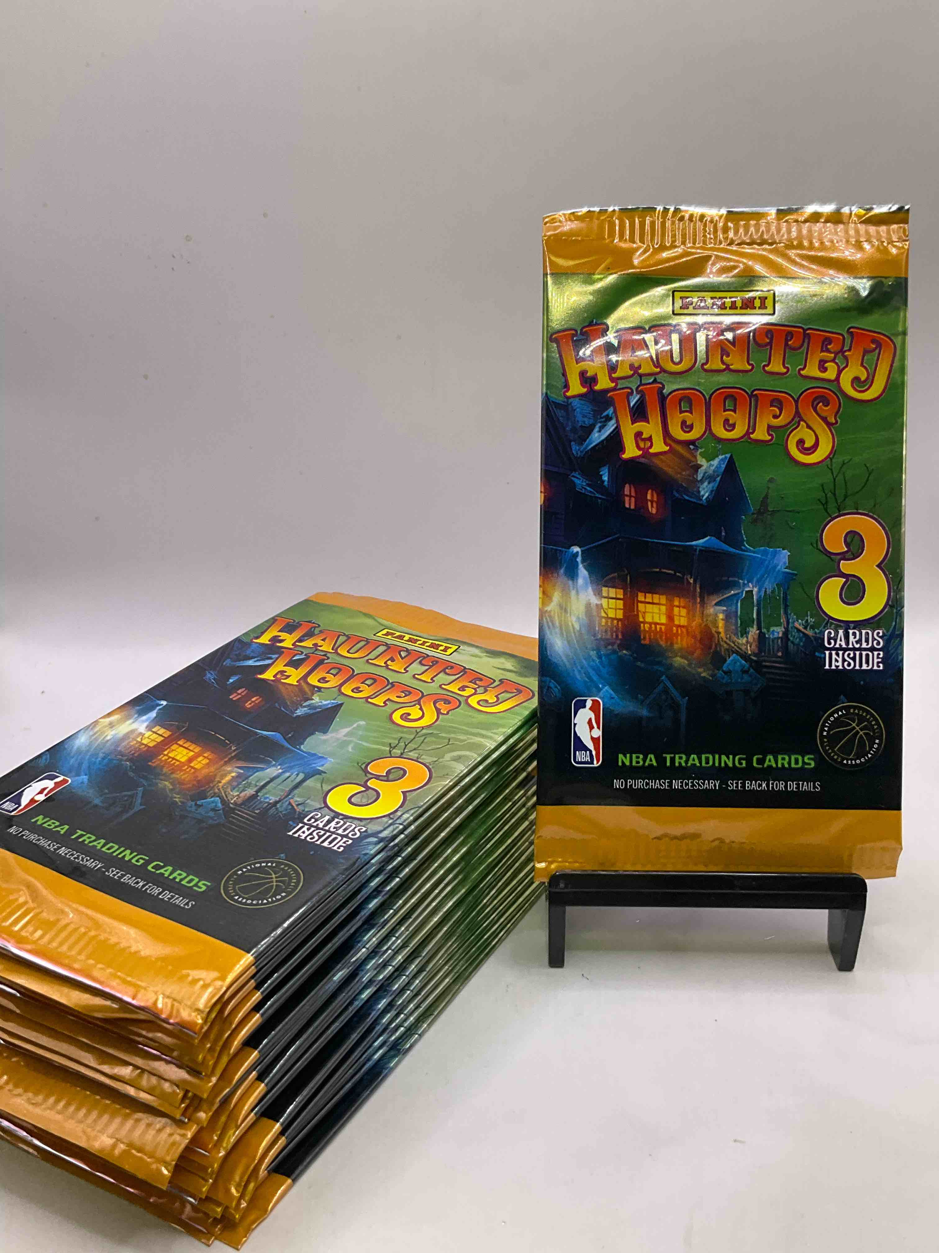 Victor Wembanyama Rookie Year! NBA 2023-24 Haunted Hoops Unopened Packs… Direct From Box! Get These Rare Spoooky Card Packs & See Who You’ll Find! Big Names, Rookies & More! Get Them While You Can!