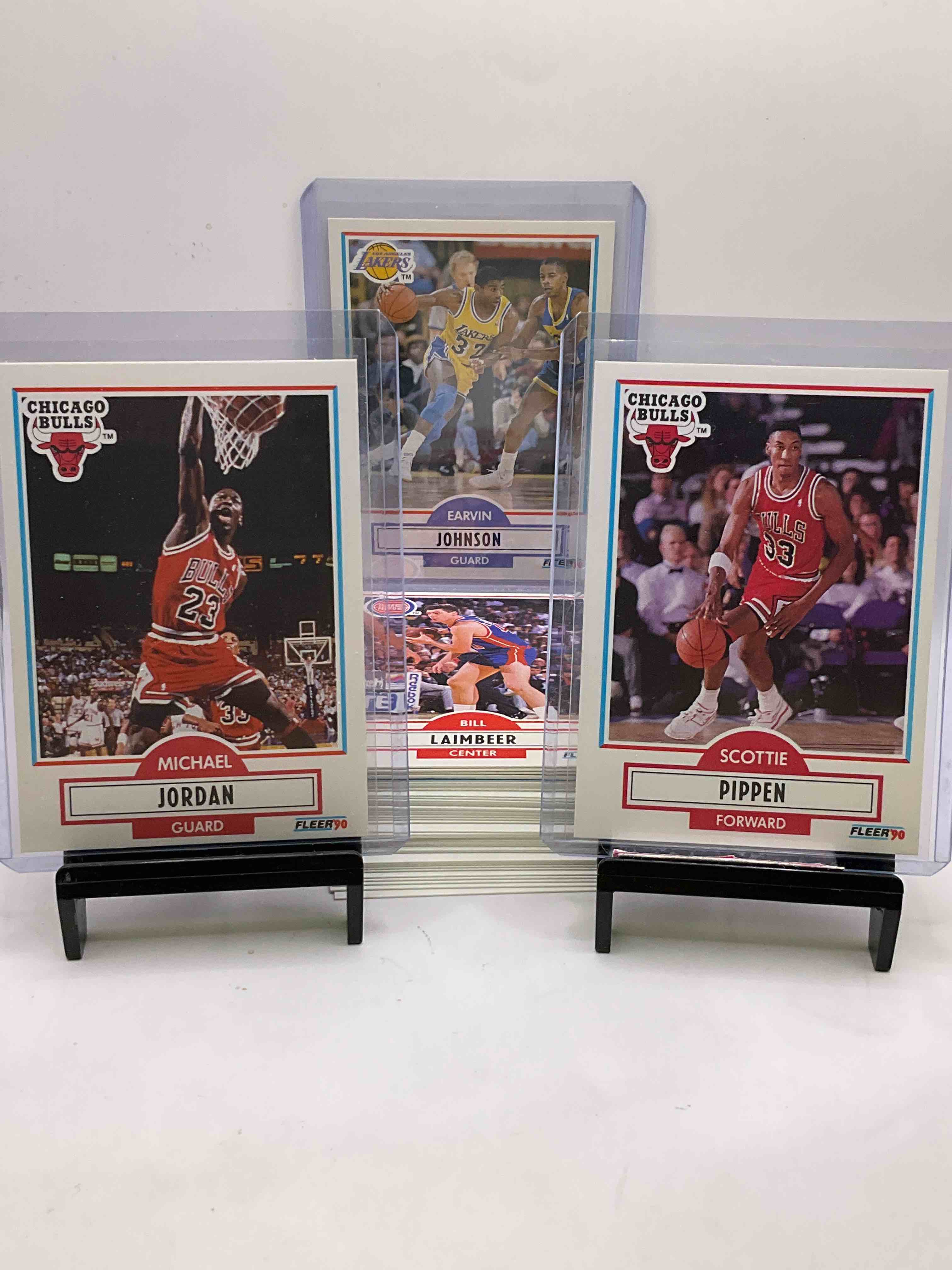1990 Fleer Basketball Cards! 1990 Big Three! Jordan, Pippen & Magic, Along With Other Great Players! Mixed Variety Of All Stars & More!