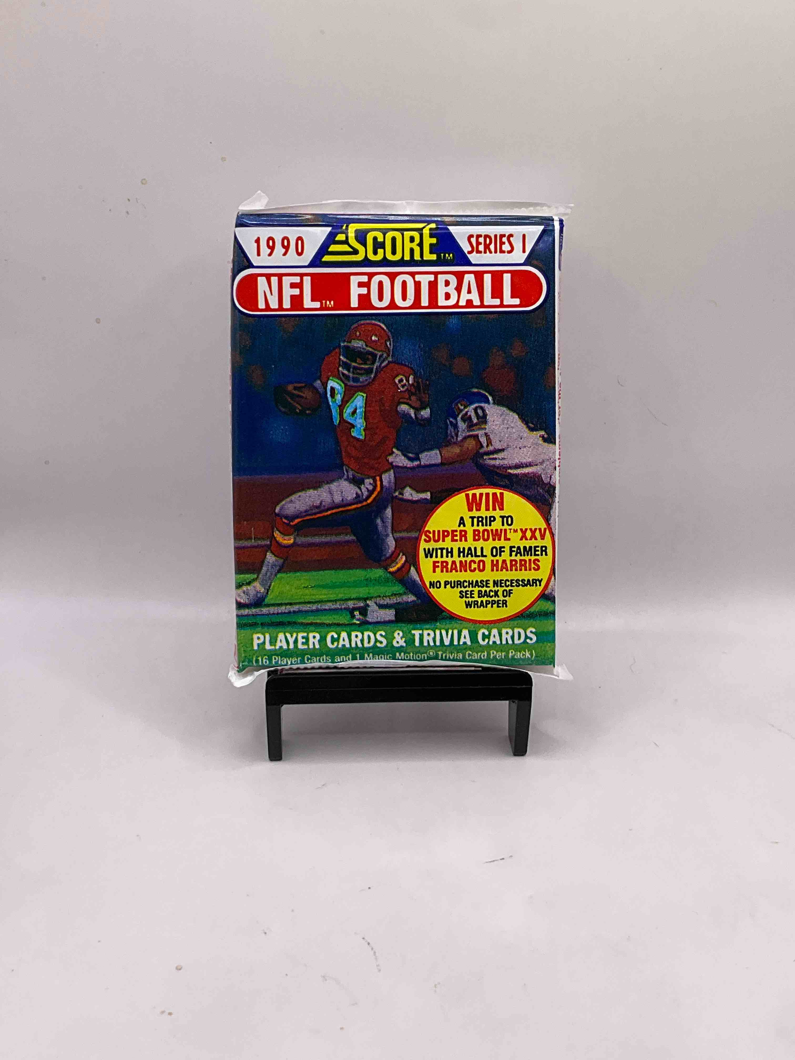 Emmitt Smith Rookie Year! 1990 Score Football Unopened Collectible Sports Card Packs! Direct From Original Box! Look For Valuable Emmitt Smith Rookie Cards!