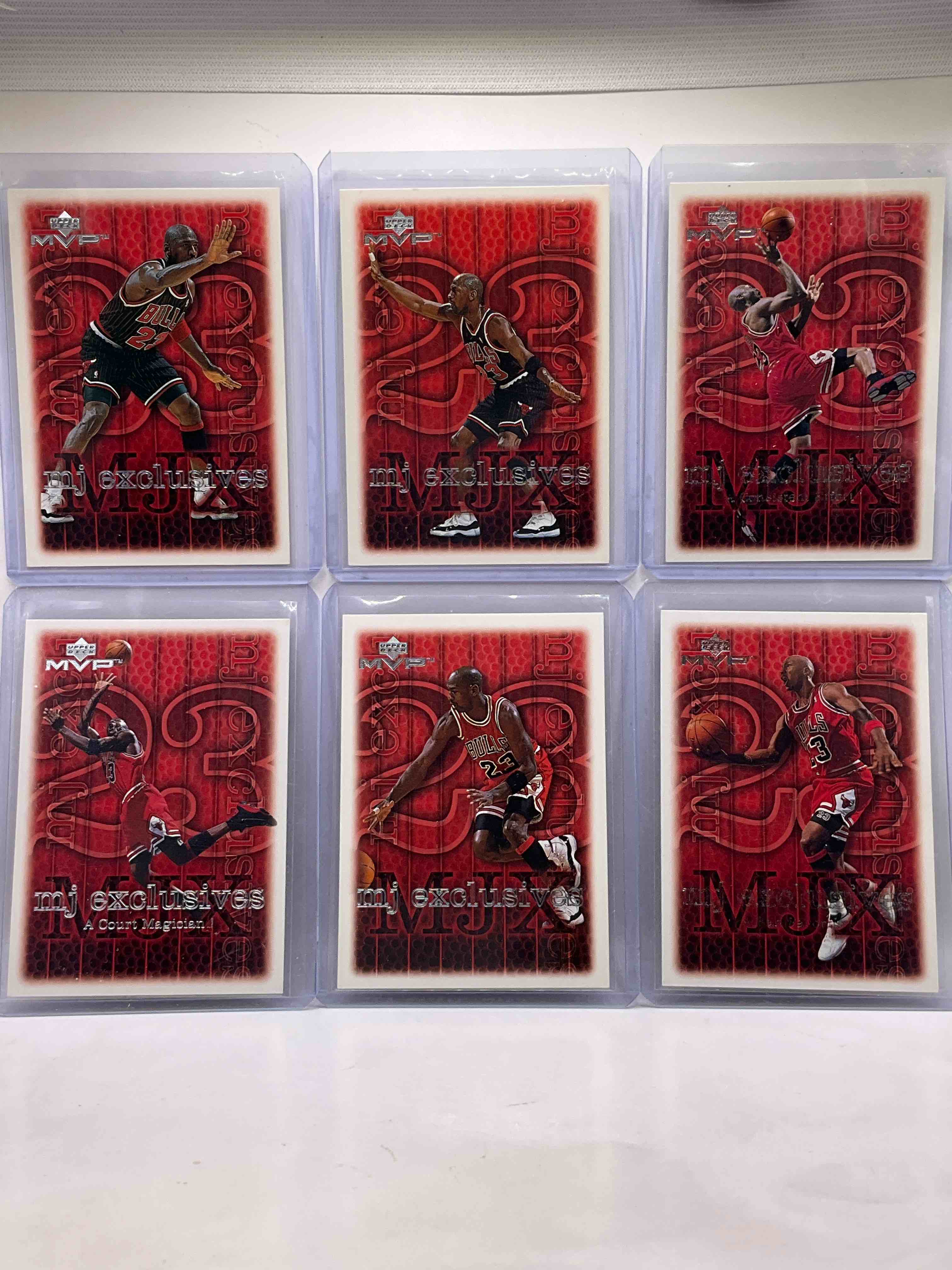 MJ Exclusives Upper Deck Cards! These Cards Are Commemorative Cards Celebrating Michael Jordans Biggest On Court Achievements! For Example, MJ Fan Favorite Card & A Consistent Effort Card! Super Cool!