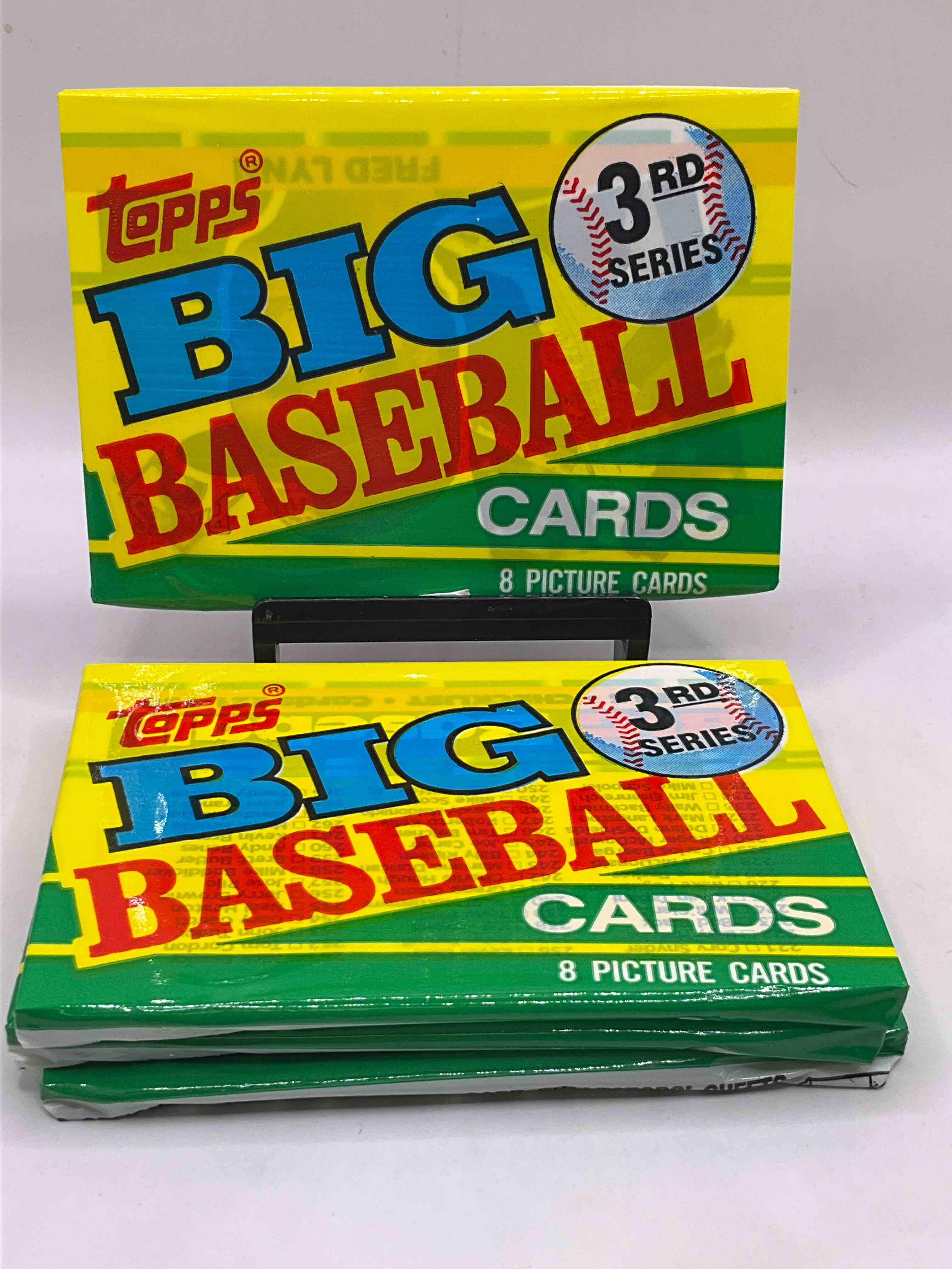 Topps BIG Baseball Series 3 Unopened Packs… From 1990! Search For Awesome Cards With A Unique Twist! Search For 80’s Baseball Stars!