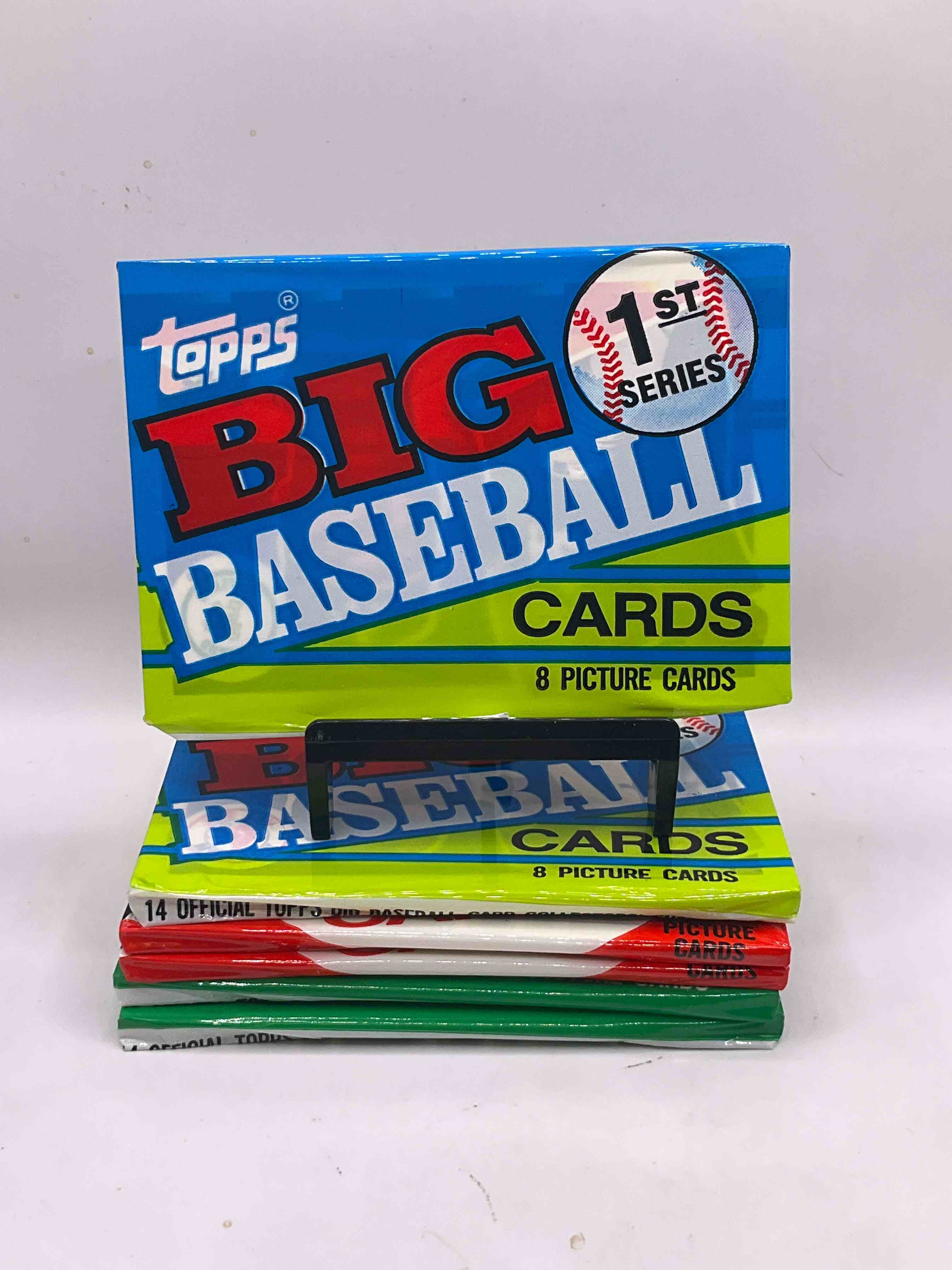 First, Second & Third Edition 1990 BIG Baseball Card Packs… Direct From Box All Unopened! 
