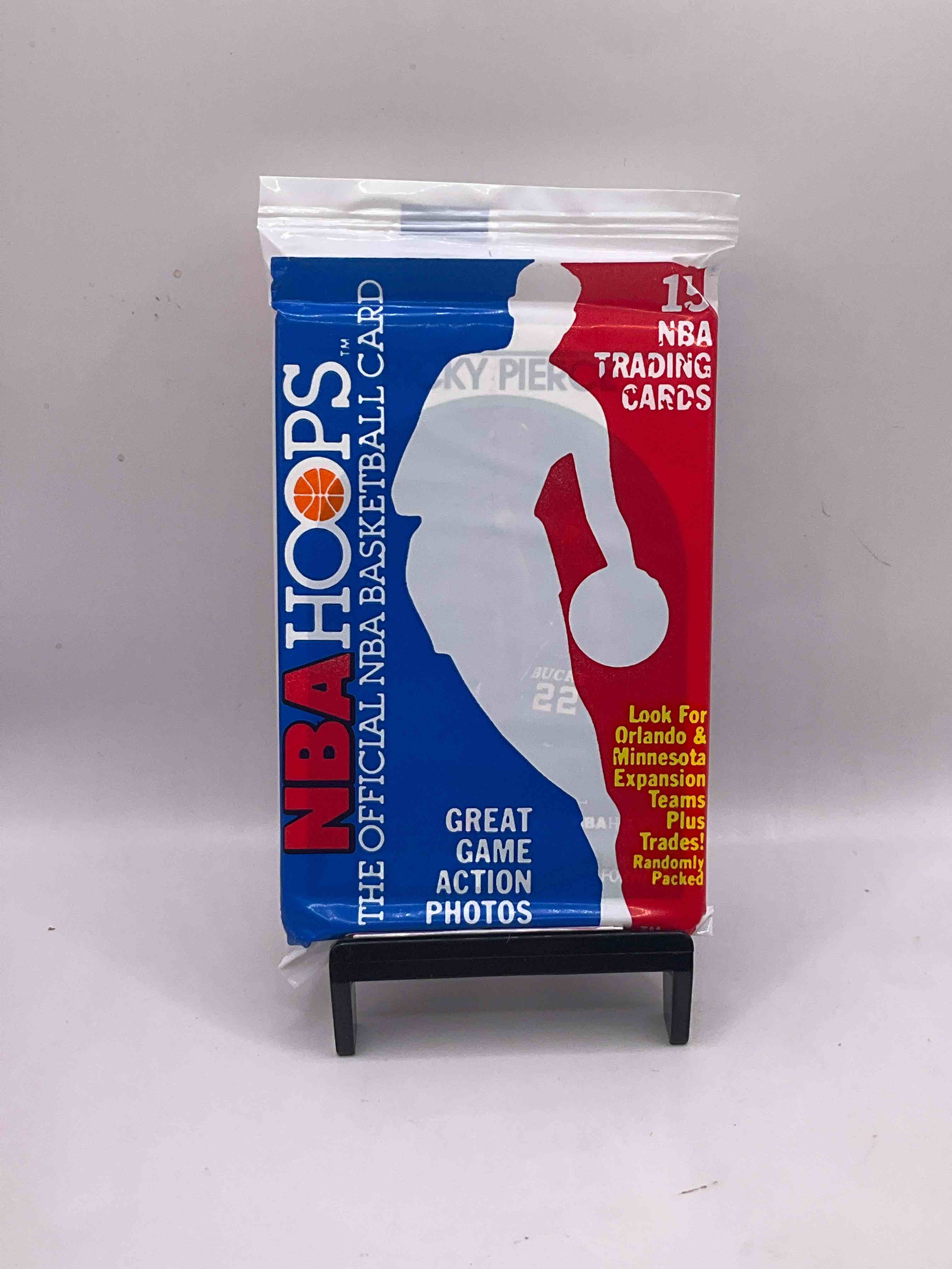 1989 Wow Valuable Michael Jordan? Getting Very Rarel 1989/90 NBA Hoops Sealed Pack, Direct From Original Retail Case! Search For Valuable Michael Jordan #200 (PSA 10 Value Approx $200) & David Robinson's ONLY True Rookie Card #138 (PSA 10 Value $300) This Year Also Has Many Other Iconic Cards From Magic Johnson, Larry Bird & Too Many Others To List 1989 NBA Hoops Has Exploded in The Collector Market As It's The First Year Of NBA Hoops Production, & Only One Of Two Sets Produced in 1989 Don't Miss Out, Getting Very Rare!