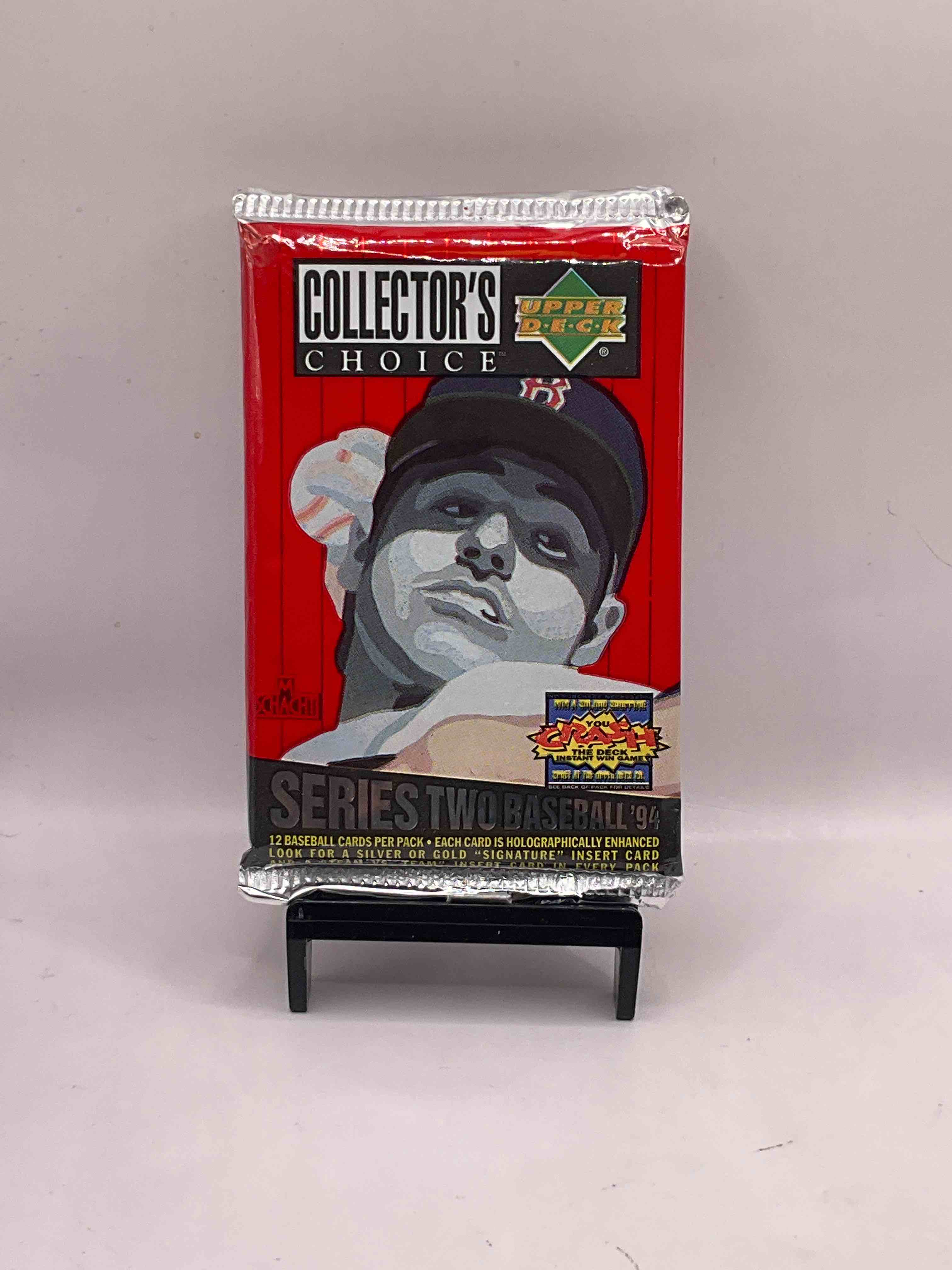 1994 Baseball Gold, A Rod & Michael Jordan ROOKIES! 1994 Upper Deck Collector's Choice SERIES TWO Sealed Baseball Card Pack, Direct From Original Sealed Retail Case. These SERIES TWO Packs Are Becoming Legendary Because Only Series Two Has The Michael Jordan Baseball Rookie and Alex Rodriguez (A Rod) Rookie! Have Fun Searching For These Classic, Valuable Cards Or Keep The Packs Sealed For An Incredible Investment!