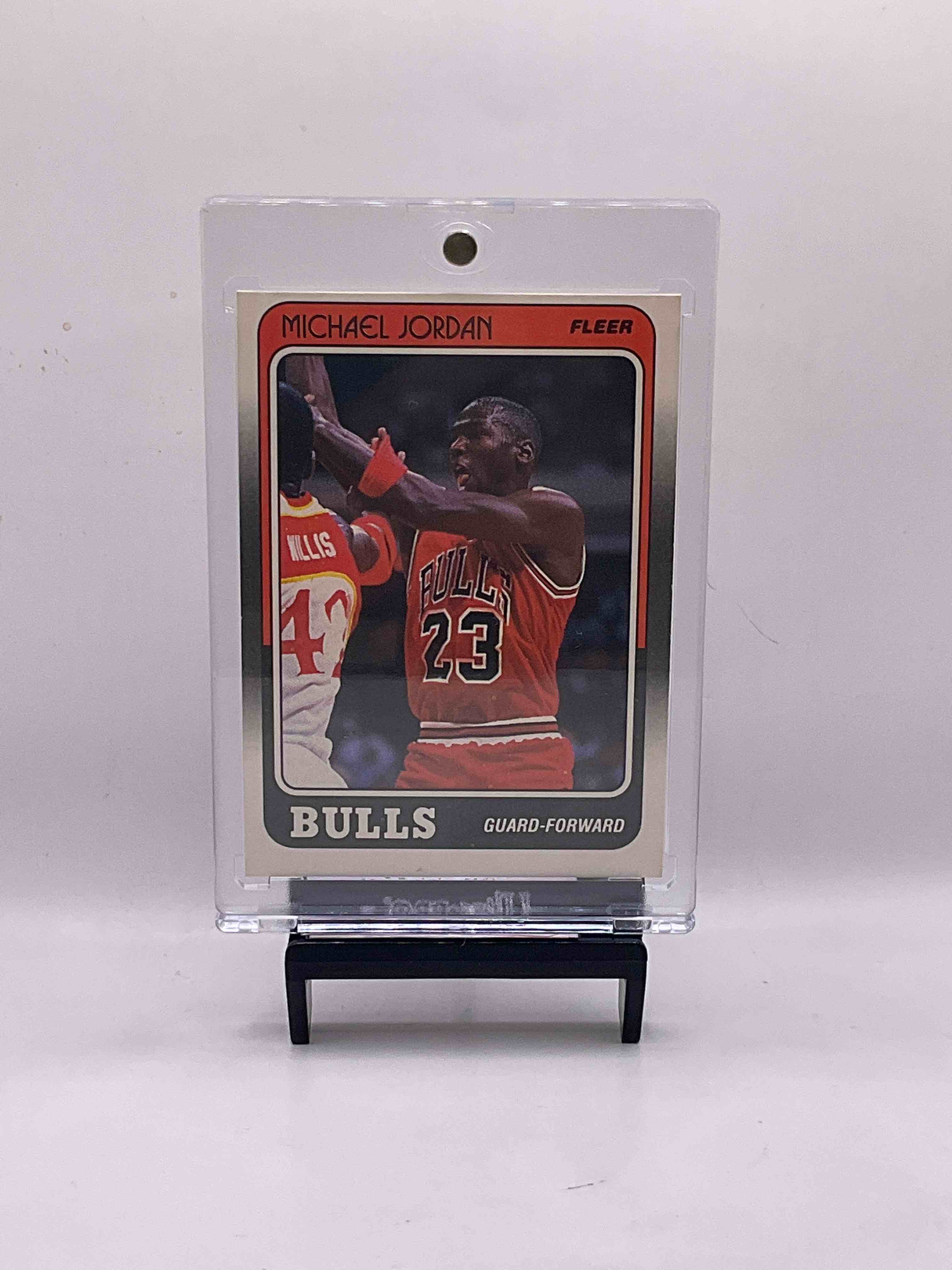 1988 Michael Jordan Wow! Here It Is, 1988 NBA Fleer Basketball Cards! Includes Michael Jordan #17; One Of The Most Legendary Basketball Cards Of The Entire 1980's. 12 Card Lot Has The "Big Three," Michael Jordan, Larry Legend (Bird) & Magic Johnson, & Also Other Great Stars Such As Charles Barkley, Karl Malone, Clyde Drexler, Akeem Olajuwon, James Worthy & More! 1988 Fleer Basketball Is As Iconic As It Gets & Is Getting Impossible To Find, A Rare Find Indeed! All Cards in Great Shape & Packed In Sleeves & Protective Holders. Don't Miss Out On This Incredible Sports Card Memorabilia Investment!