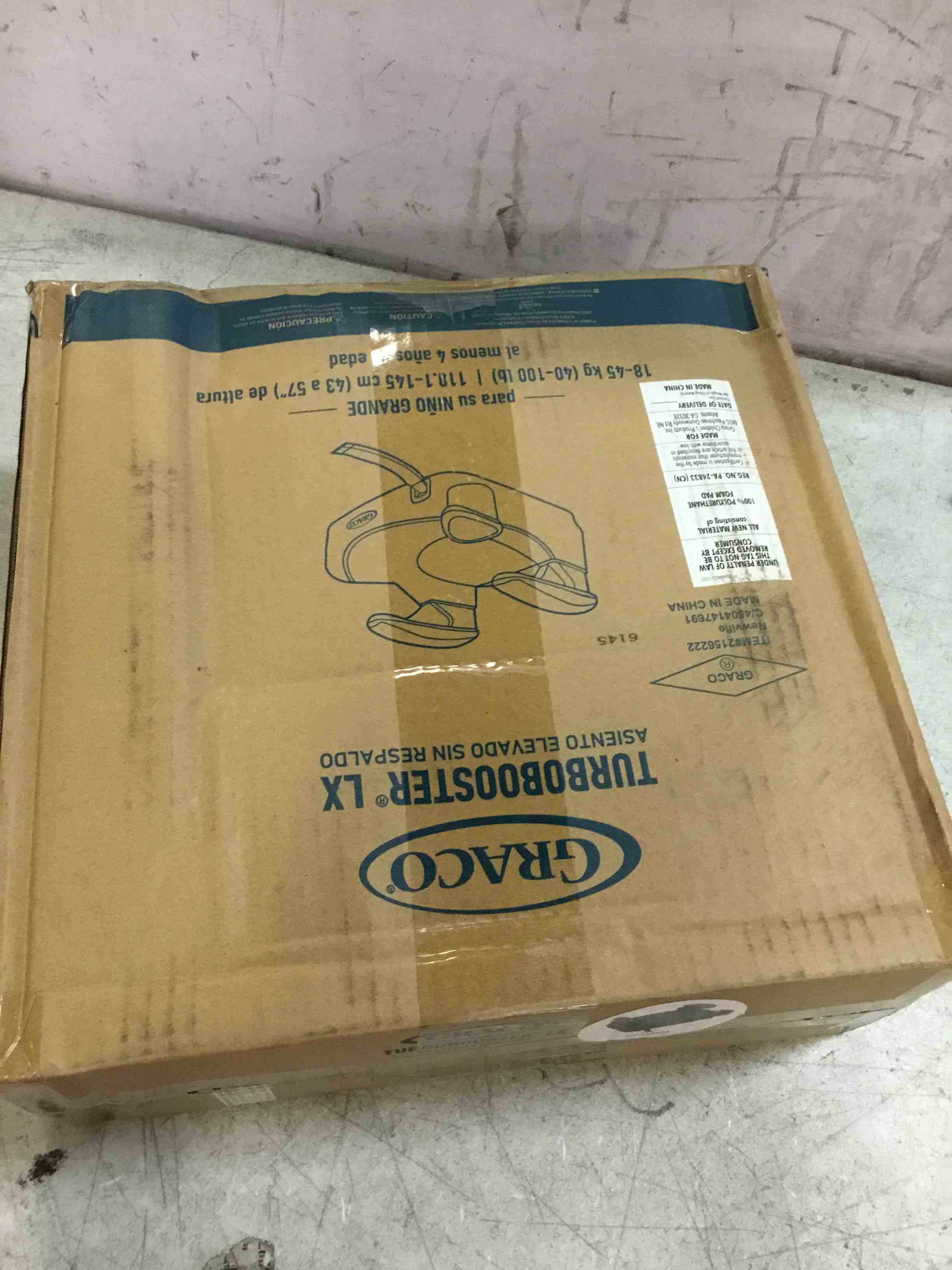 Graco® TurboBooster® LX Backless Booster with Affix Latch Backless