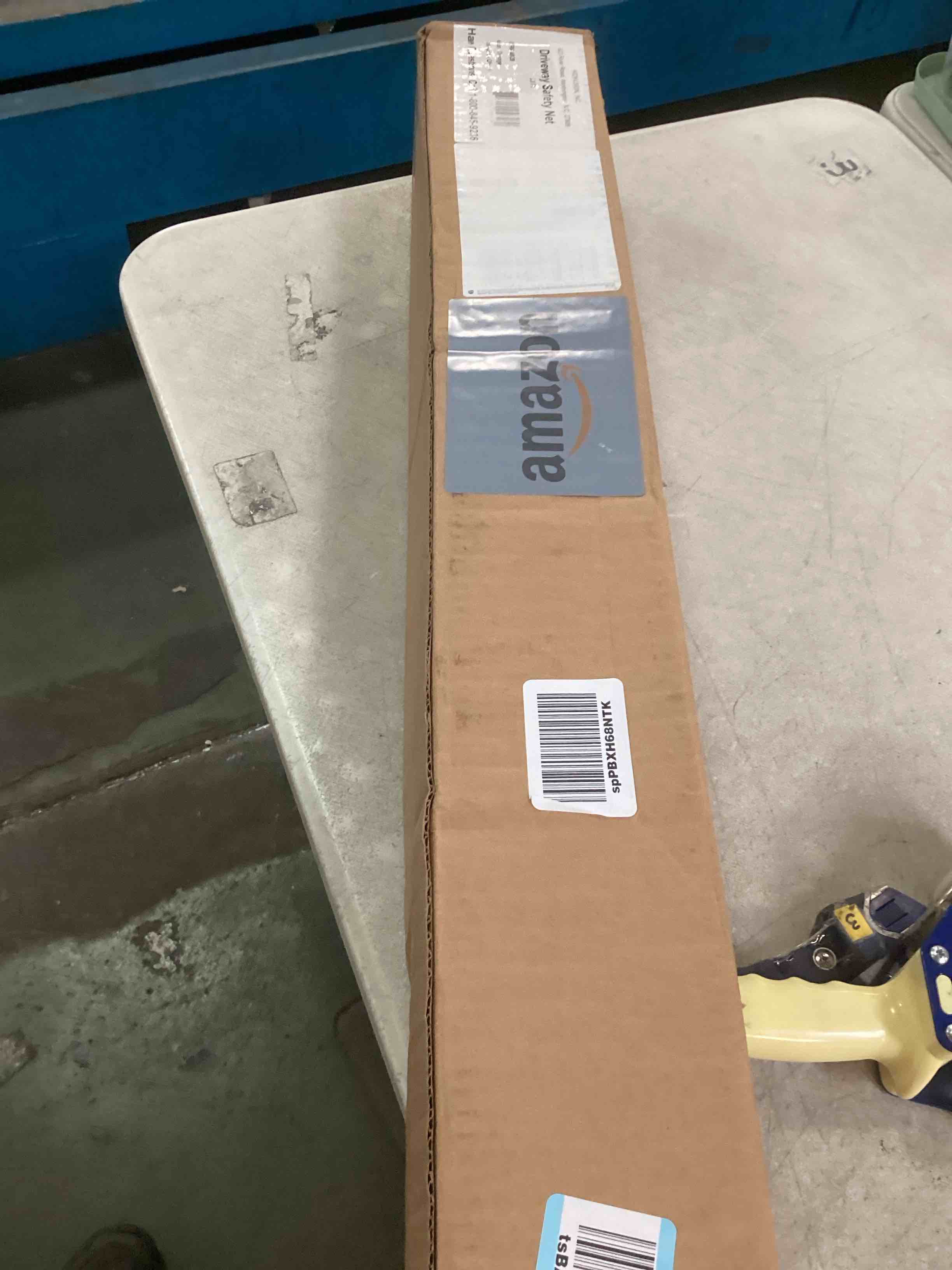 KidKusion NonRetractable Driveway Safety Net, Orange, 28' Outdoor