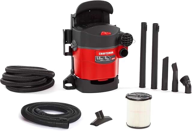 Craftsman 5 gallon wet, dry vac