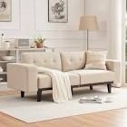 Ayeasy Furniture Beige Sofa Arm Rest & Back Rest Only
