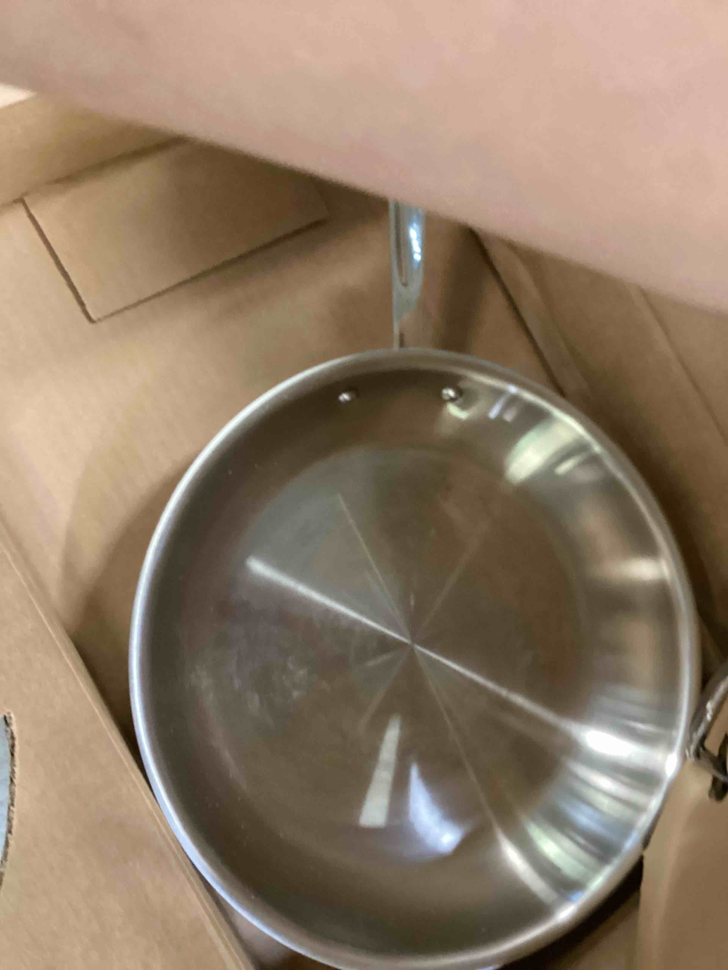 AllClad D3 3Ply Stainless Steel Fry Pan 12 Inch Induction Oven