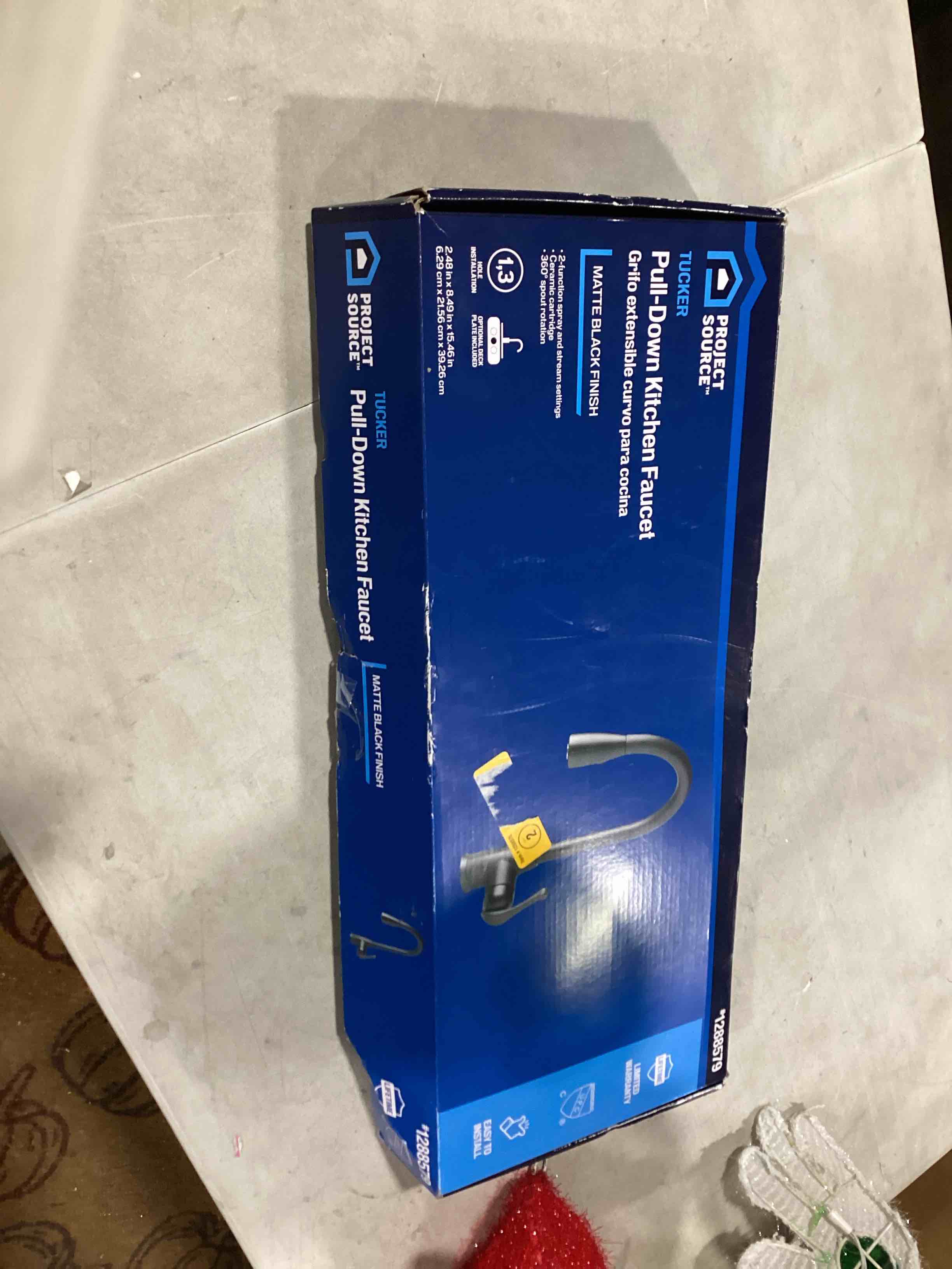 Project Source Tucker Pull Down Kitchen Faucet 