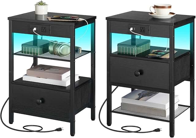1 of 1 Hoobro Direct Nightstand nachttisch BG47 BZ01G2