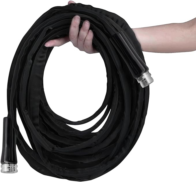 -Expanding Garden Hose, Ultra Lightweight, Abrasion Resistant, Flexible, Durable, Kink-Free Garden Hose, RV, Marine and Camper Hose,
