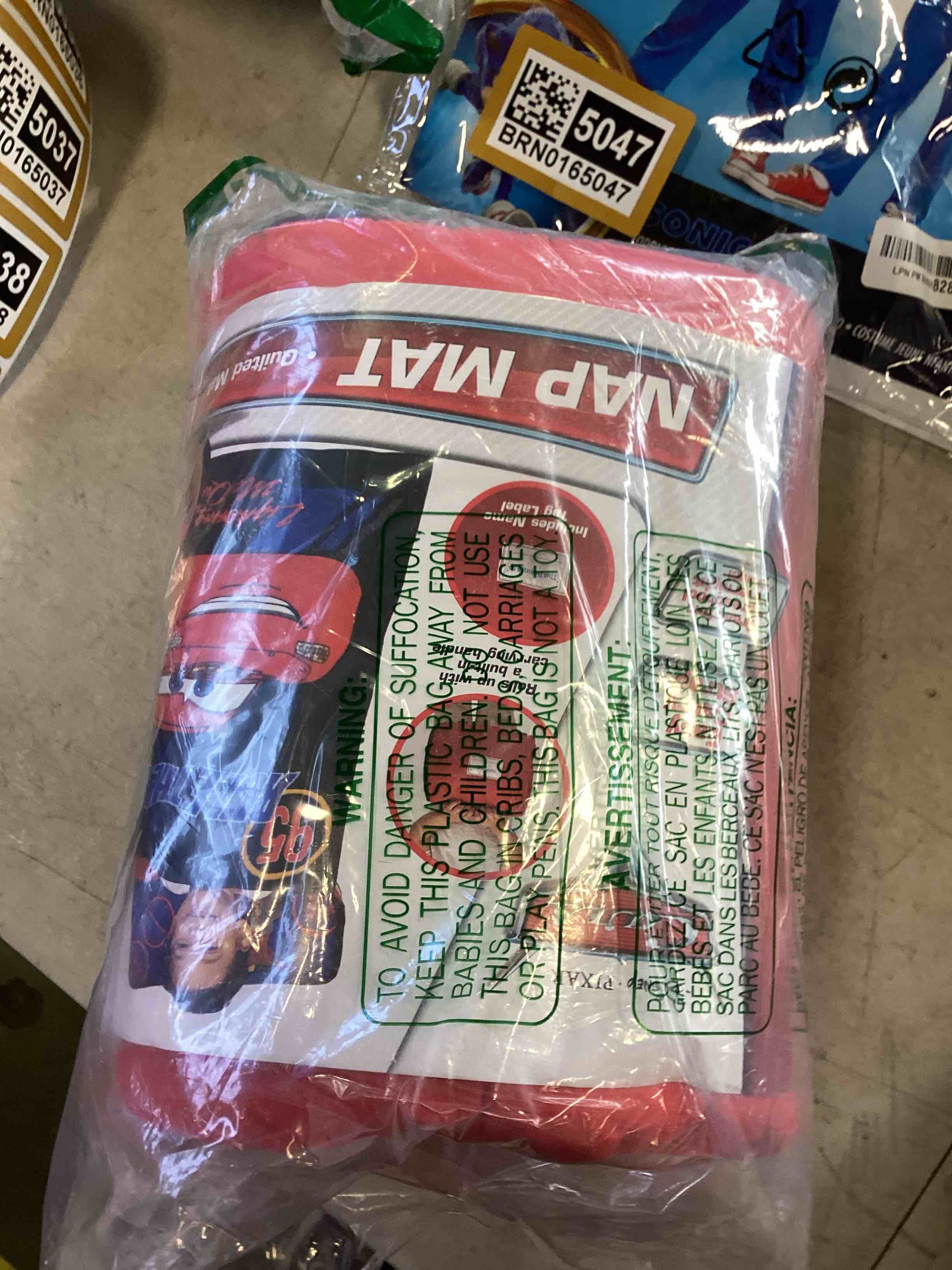 Disney Cars Toddler Rolled Nap Mat, Rule The Road