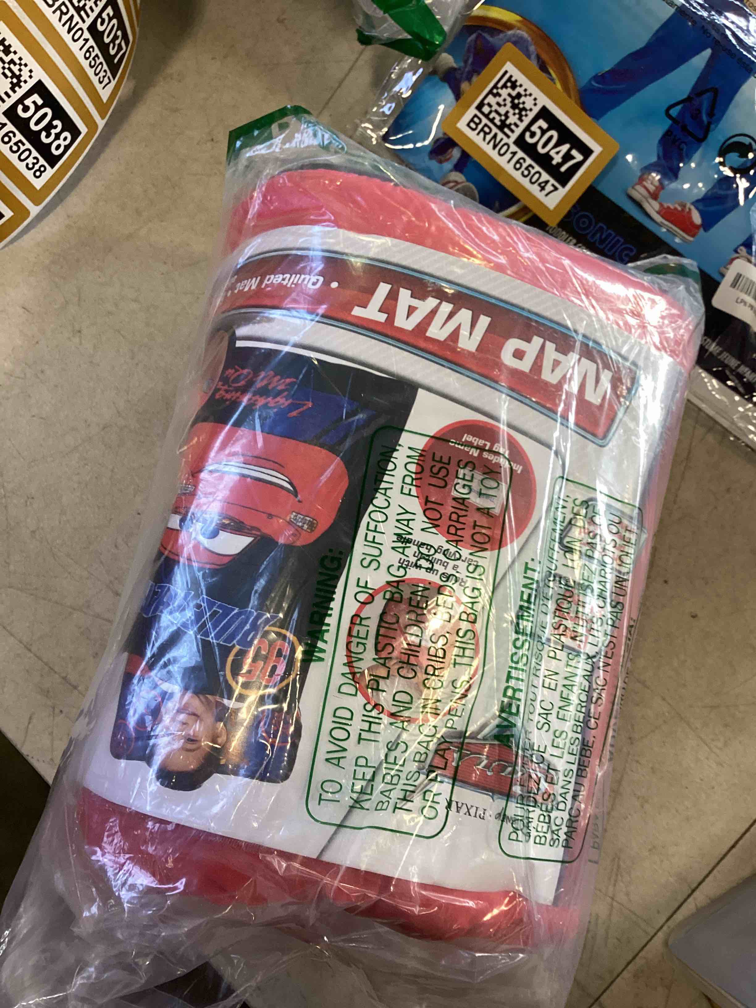 Disney Cars Toddler Rolled Nap Mat, Rule The Road