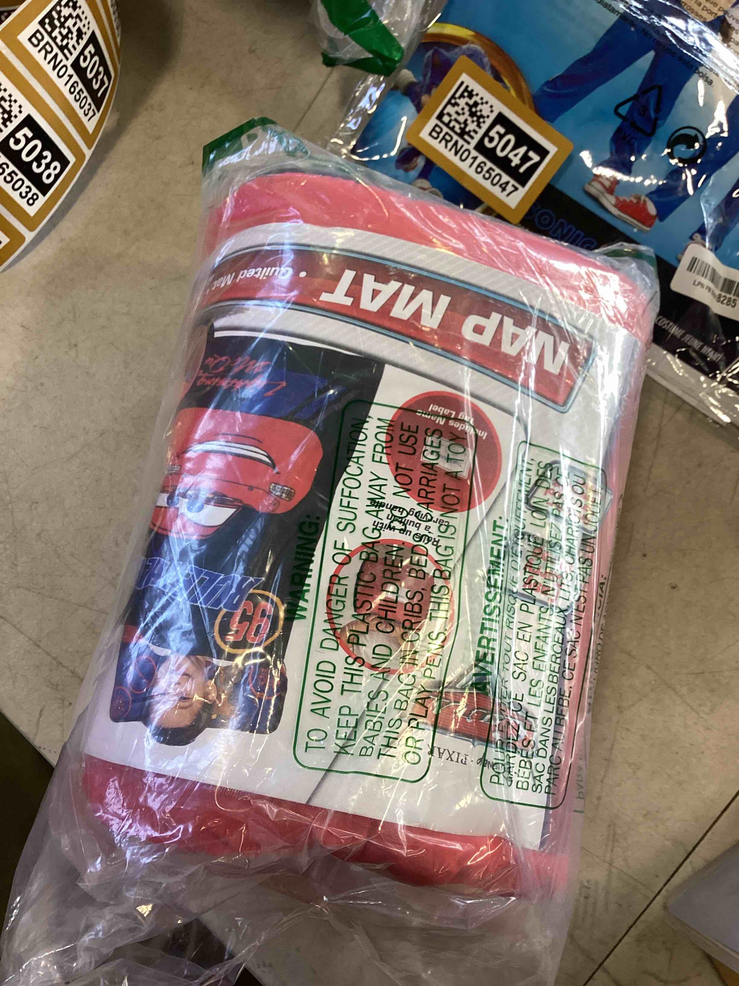 Disney Cars Toddler Rolled Nap Mat, Rule The Road