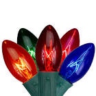 multicolor Christmas string lights 