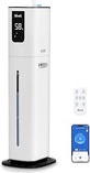 LEVOIT OasisMist 1000S (10L) Smart Humidifier for Home Large Room Bedroom, Last 100 Hours, Cover up to 600ft², Easy Top Fill, Remoter & Voice Control, Auto Mode, 360° Nozzle, Aroma Box, Quiet
