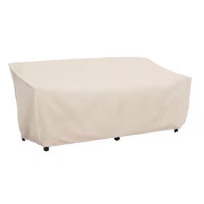 Style Selections Taupe Polyester Sofa Patio Furniture Cover