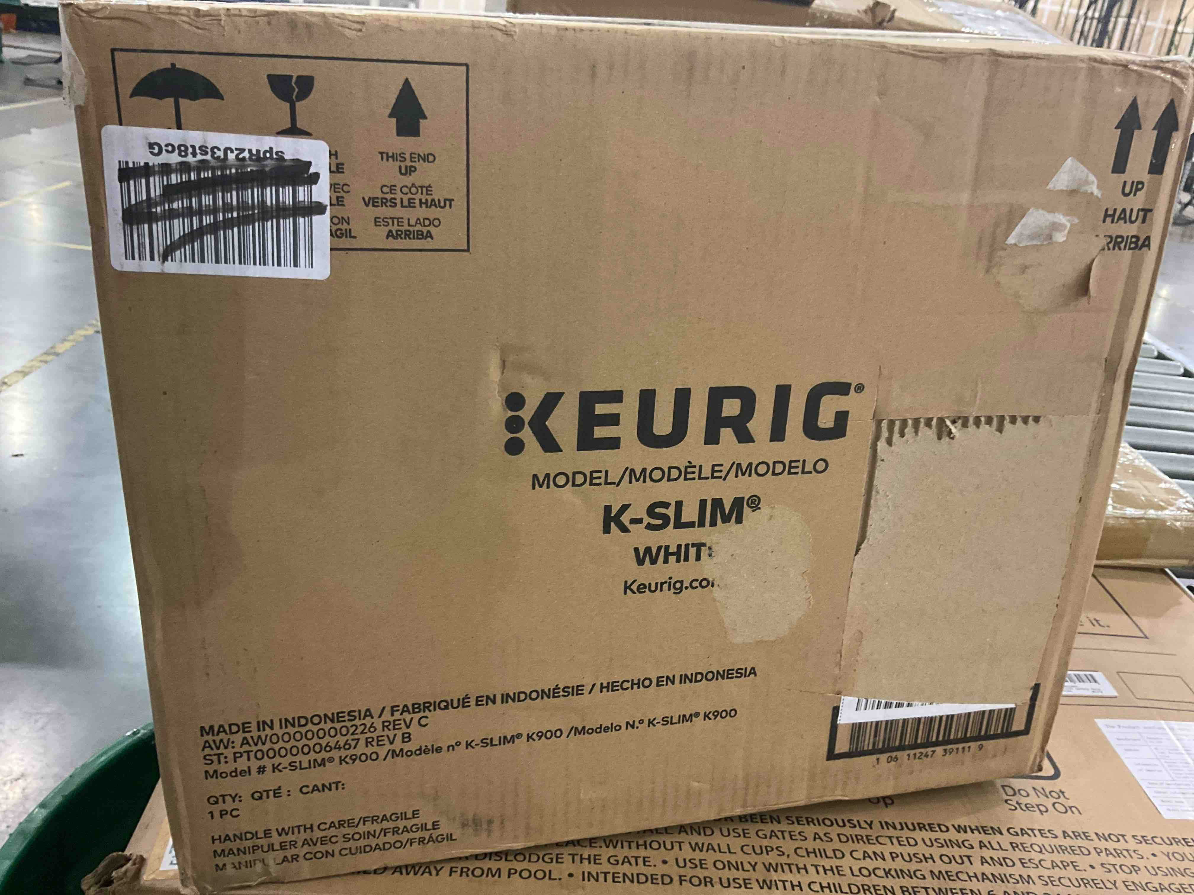 Keurig K- Slim Single Serve K-Cup Pod Coffee Maker, Multistream Technology, White