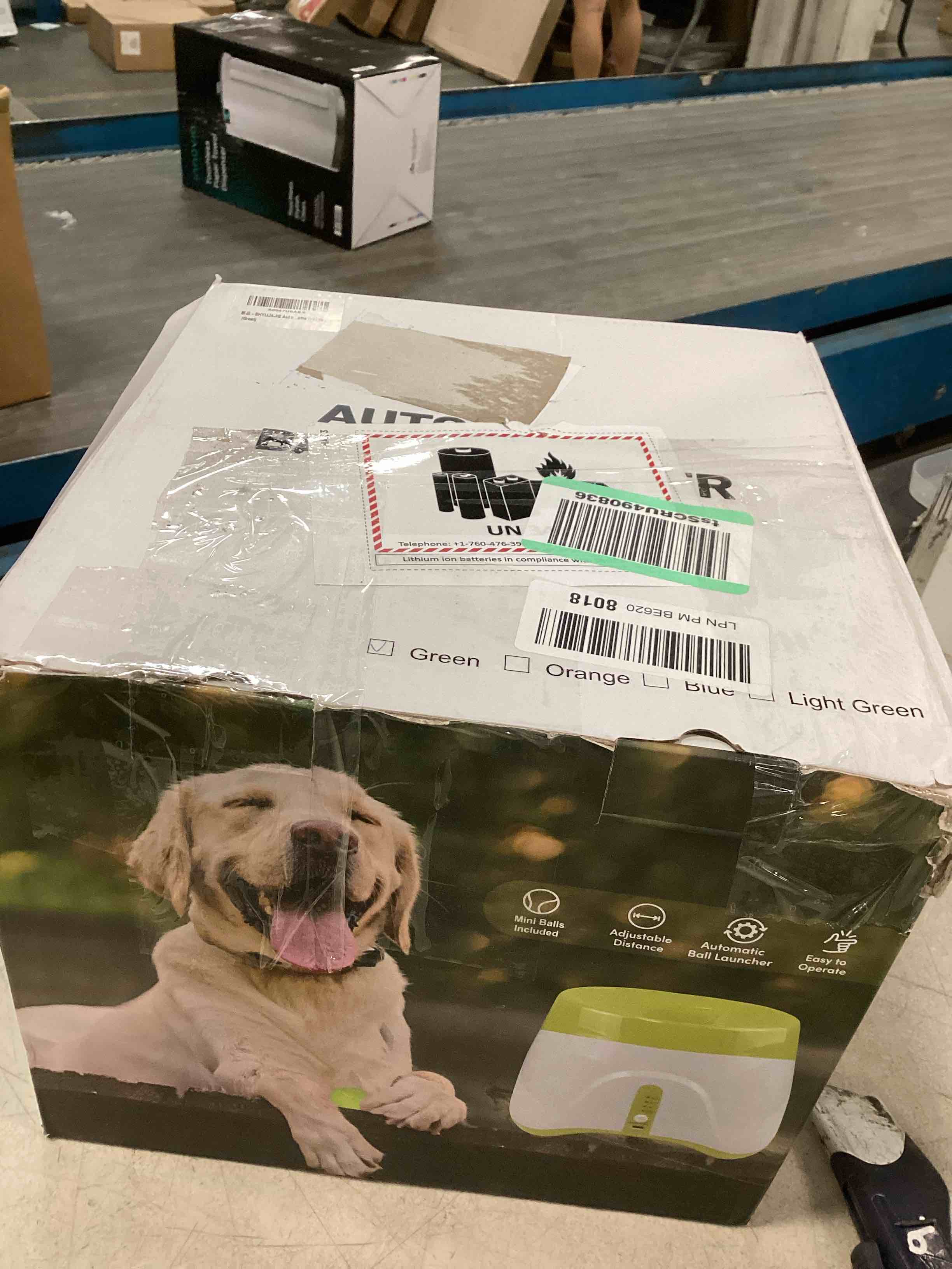 Automatic Dog Ball Thrower Launcher, Dog Fetch Machine with 1030Ft 3