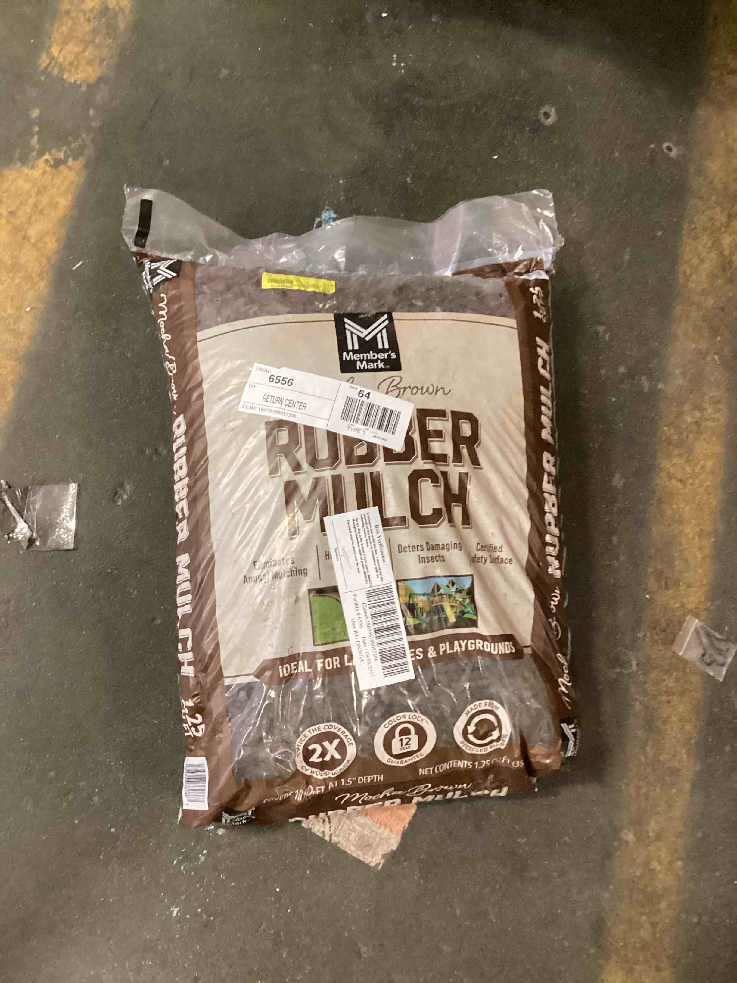 Member's Mark Brown Rubber Mulch, 1.25 Cubic Feet