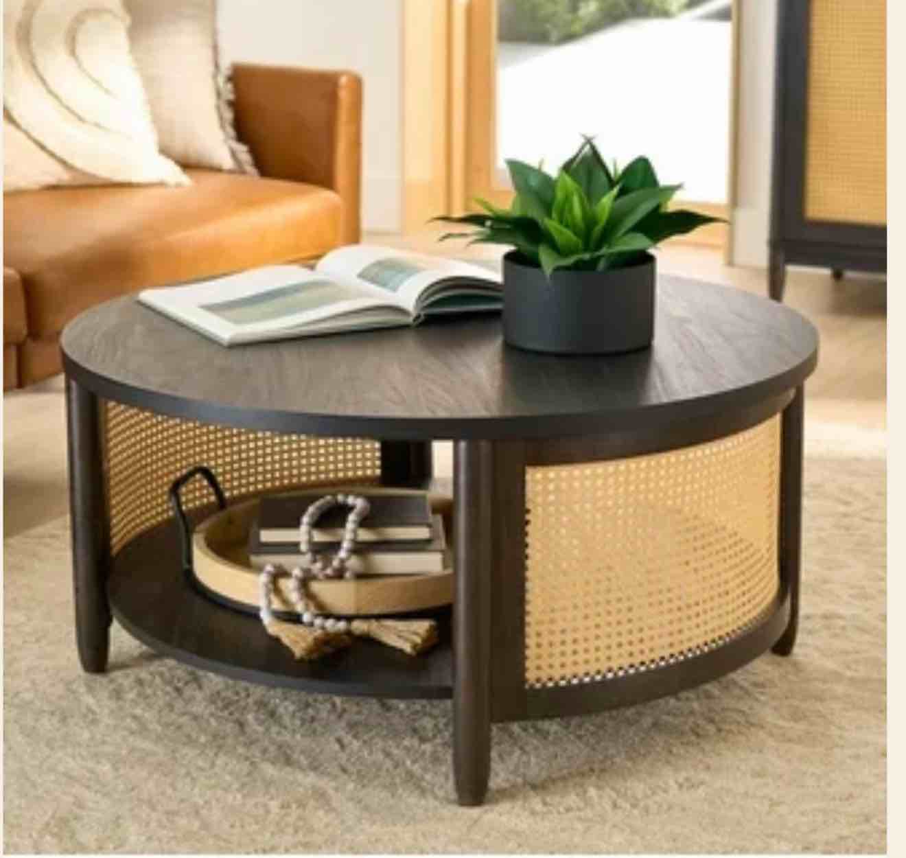 mejores Houses and gardens coffee table for whipping spring wood, light honey finish