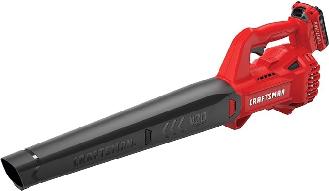 CRAFTSMAN 90 MPH V20 20-Volt Max Lithium Ion Cordless Electric Leaf Blower (Battery Included)