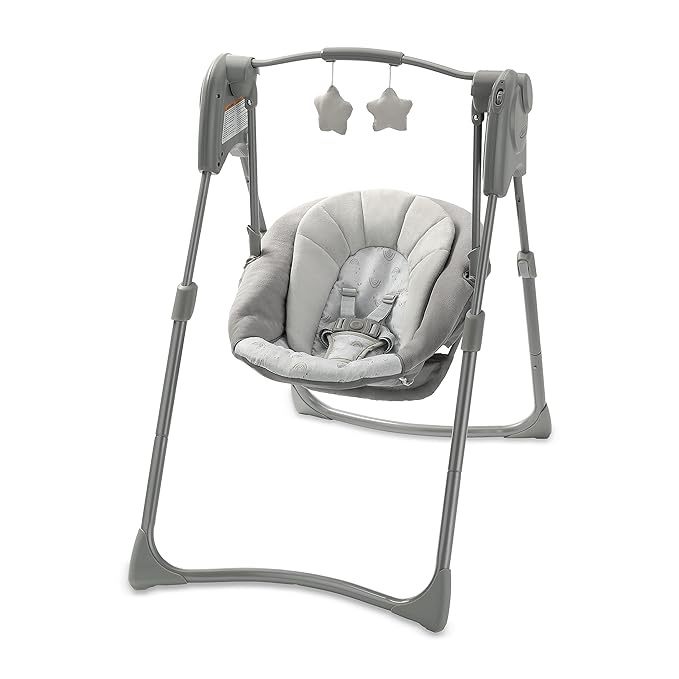 Incomplete box Graco Slim Spaces Compact Baby Swing, Reign