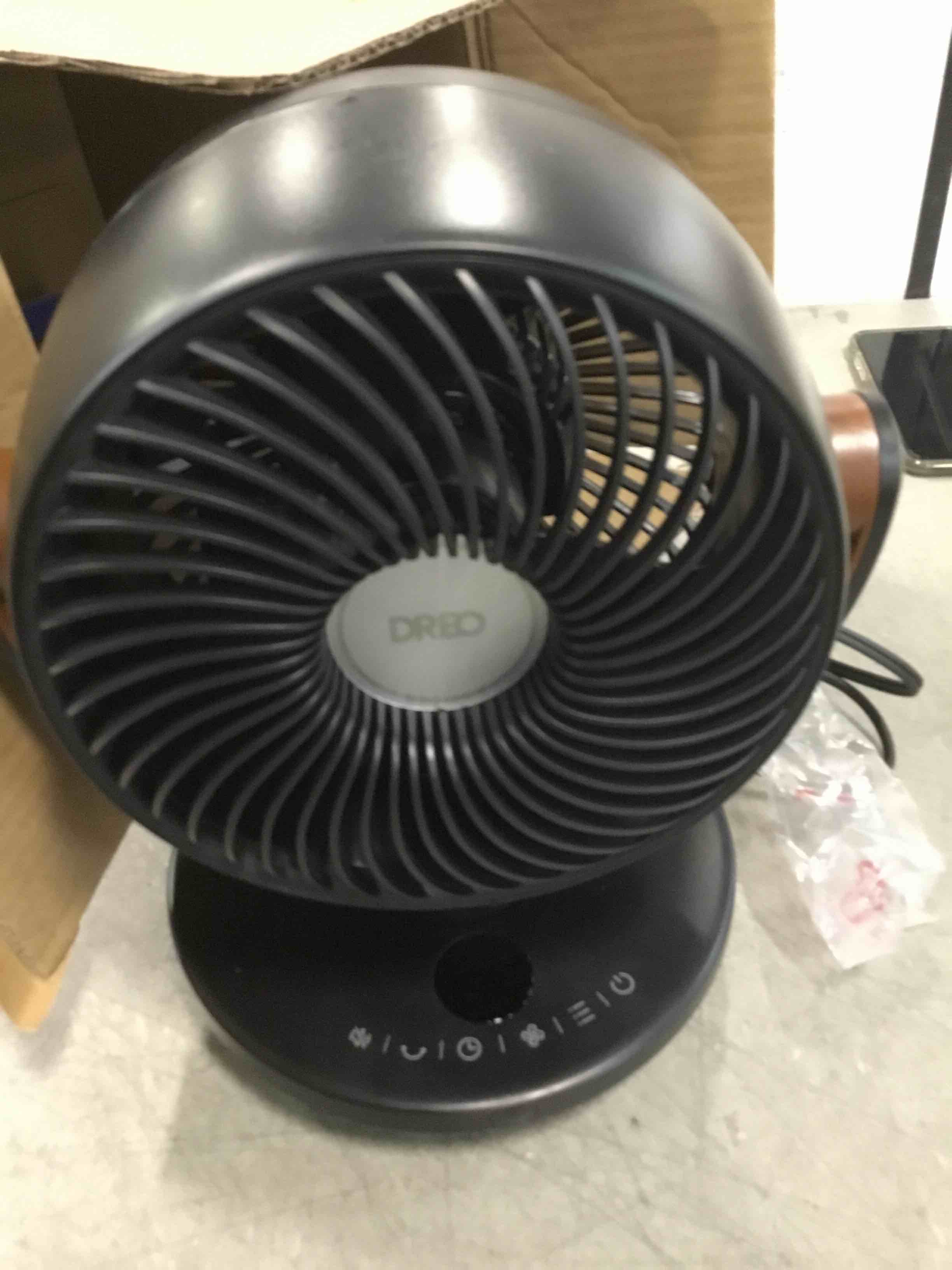 Dreo Fan for Bedroom, Desk Air Circulator Fan with Remote, 11 Inch