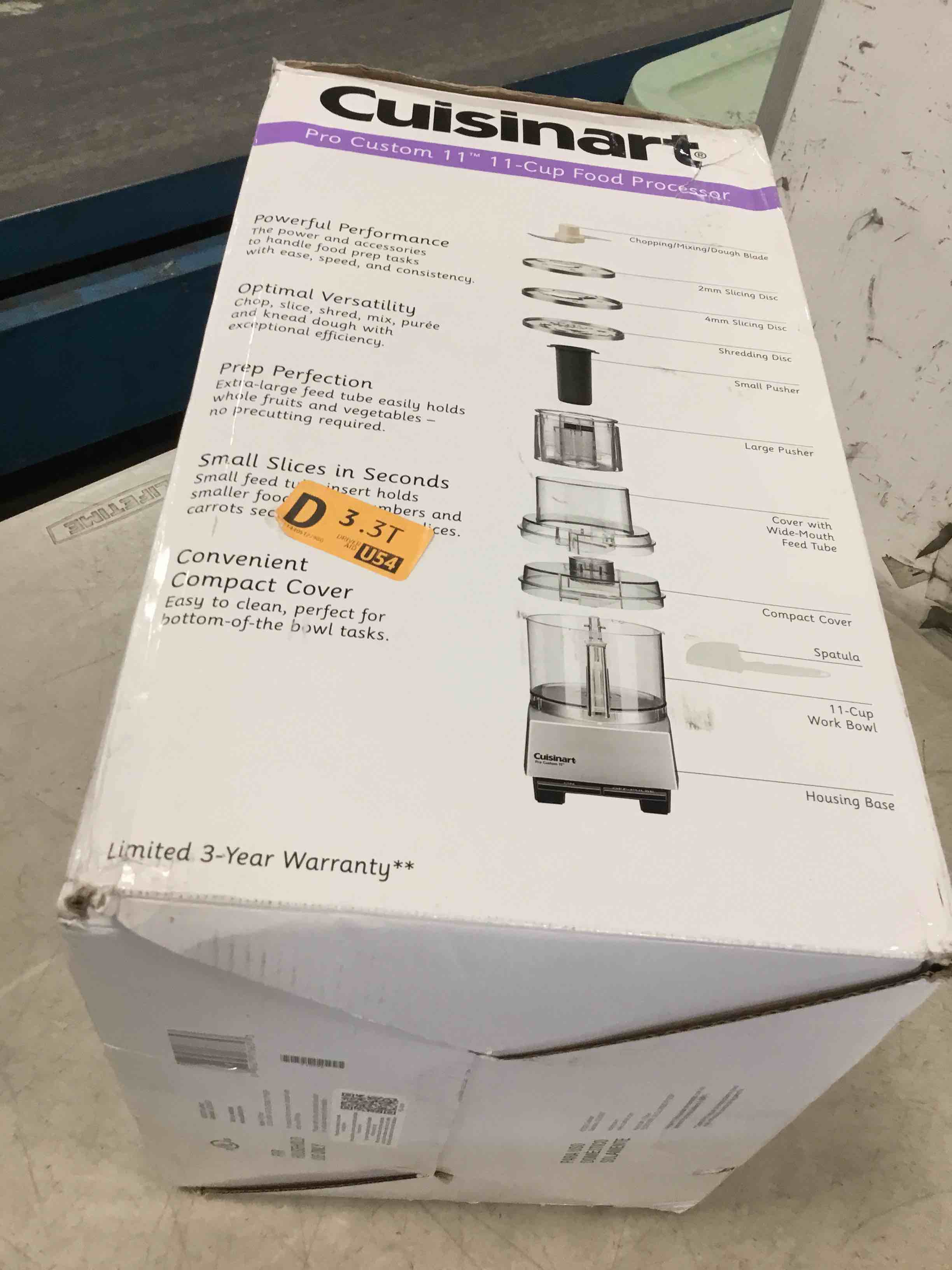 Cuisinart Dlc8SBCY Pro Custom 11 11 Cup Food Processor