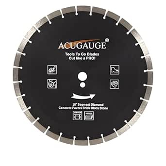 16 in. Diamond Concrete Masonry Saw Blade with Pin-Hole