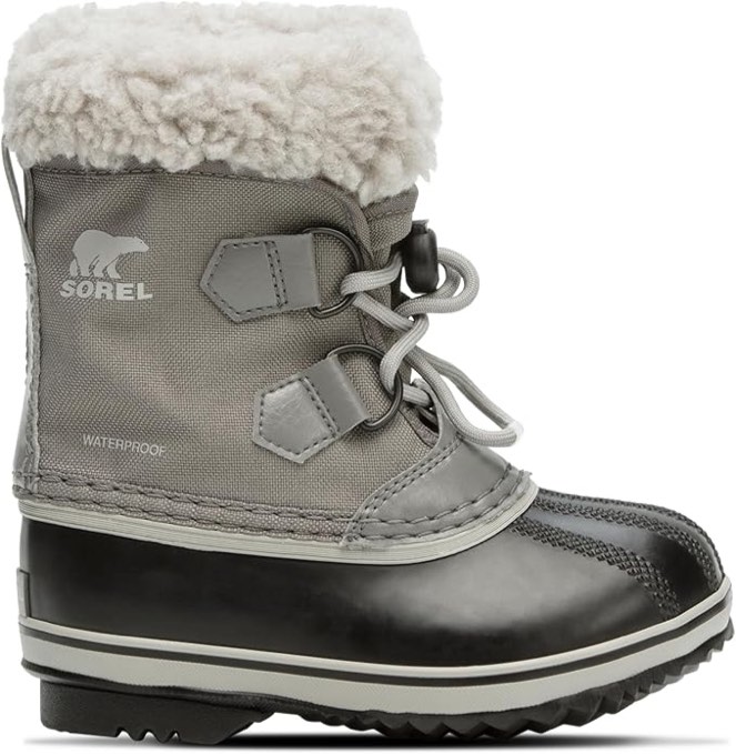 Sorel Youth Unisex Yoot Pac Nylon Waterproof Boot, Quarry Dove, SIZE 9