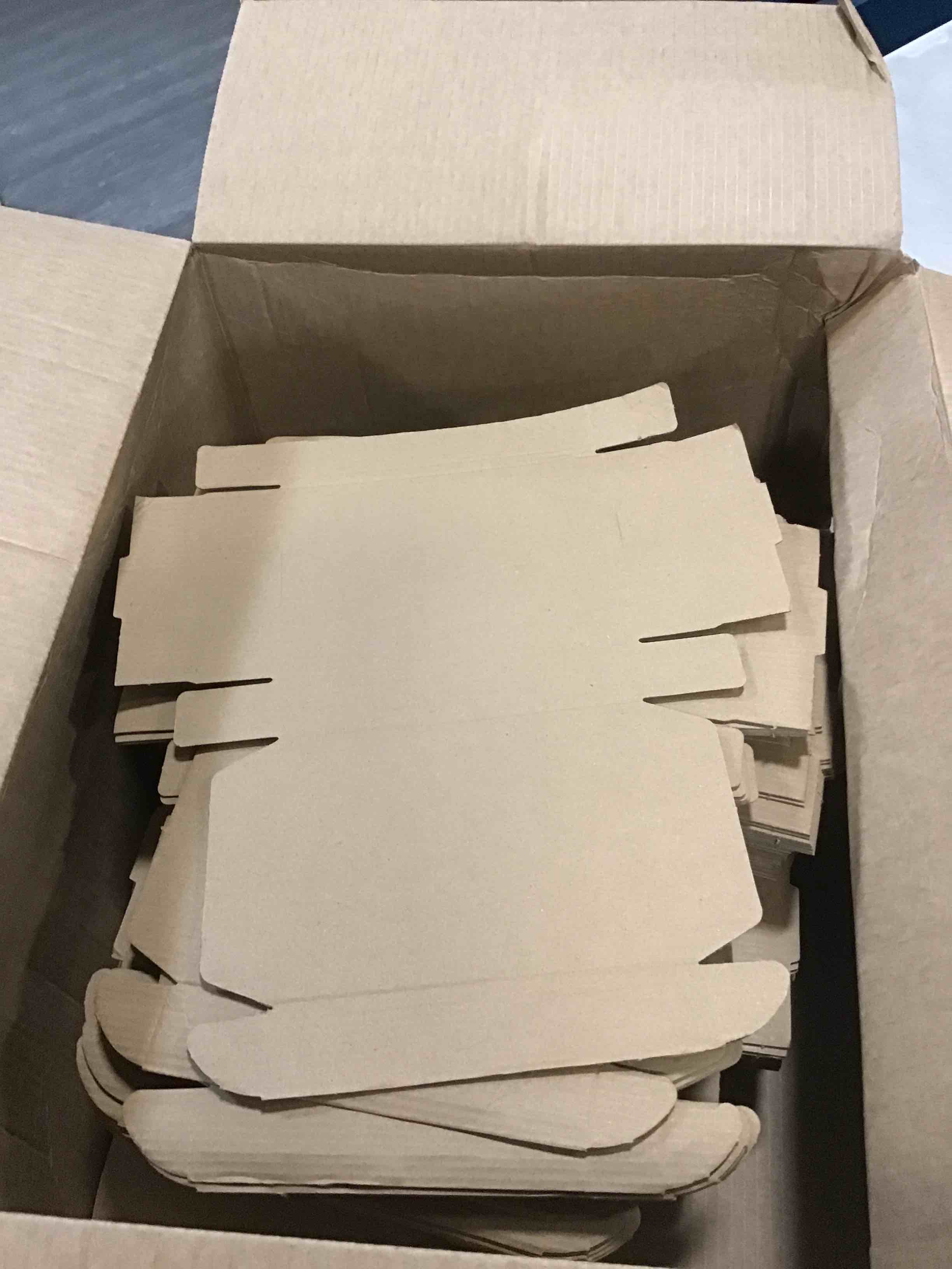 Swingers 7x5x1.5Inches Small Shipping Boxes Set of 100, Small