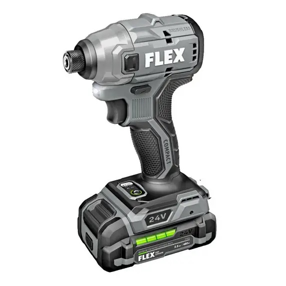 FLEX 24V 1/4" Hex Compact Impact Driver 